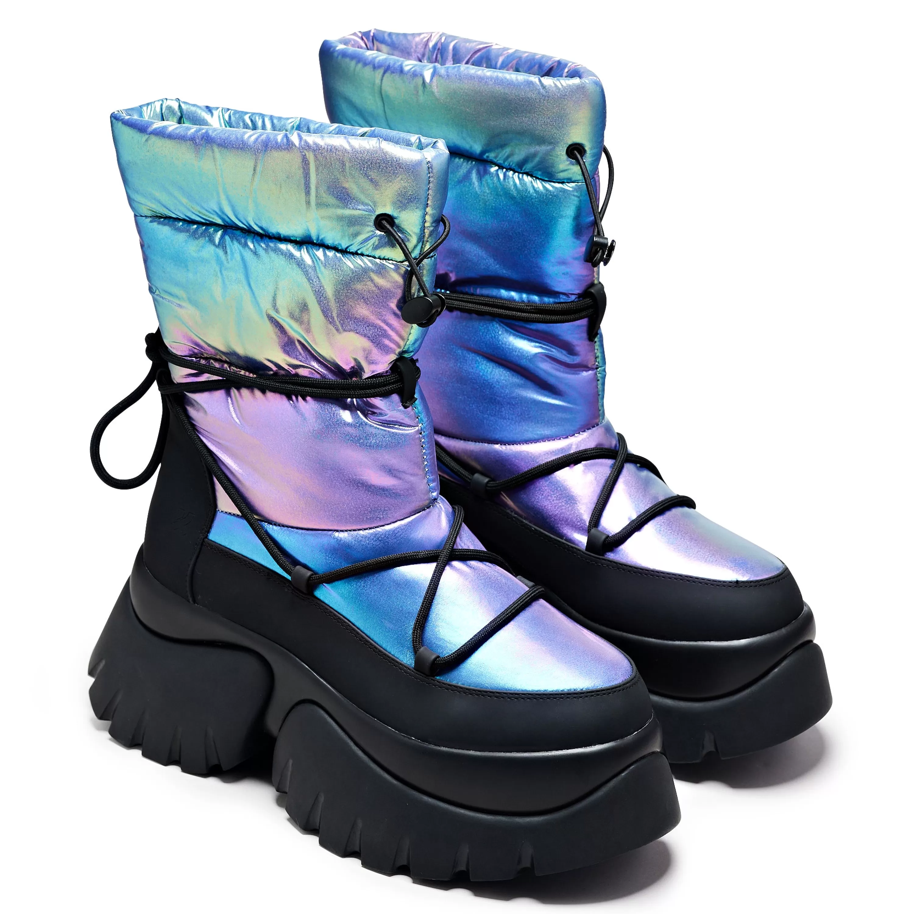 Platform Boots | Snow Boots>KOI footwear A Glass Mirage Snow Boots - Rainbow Multi