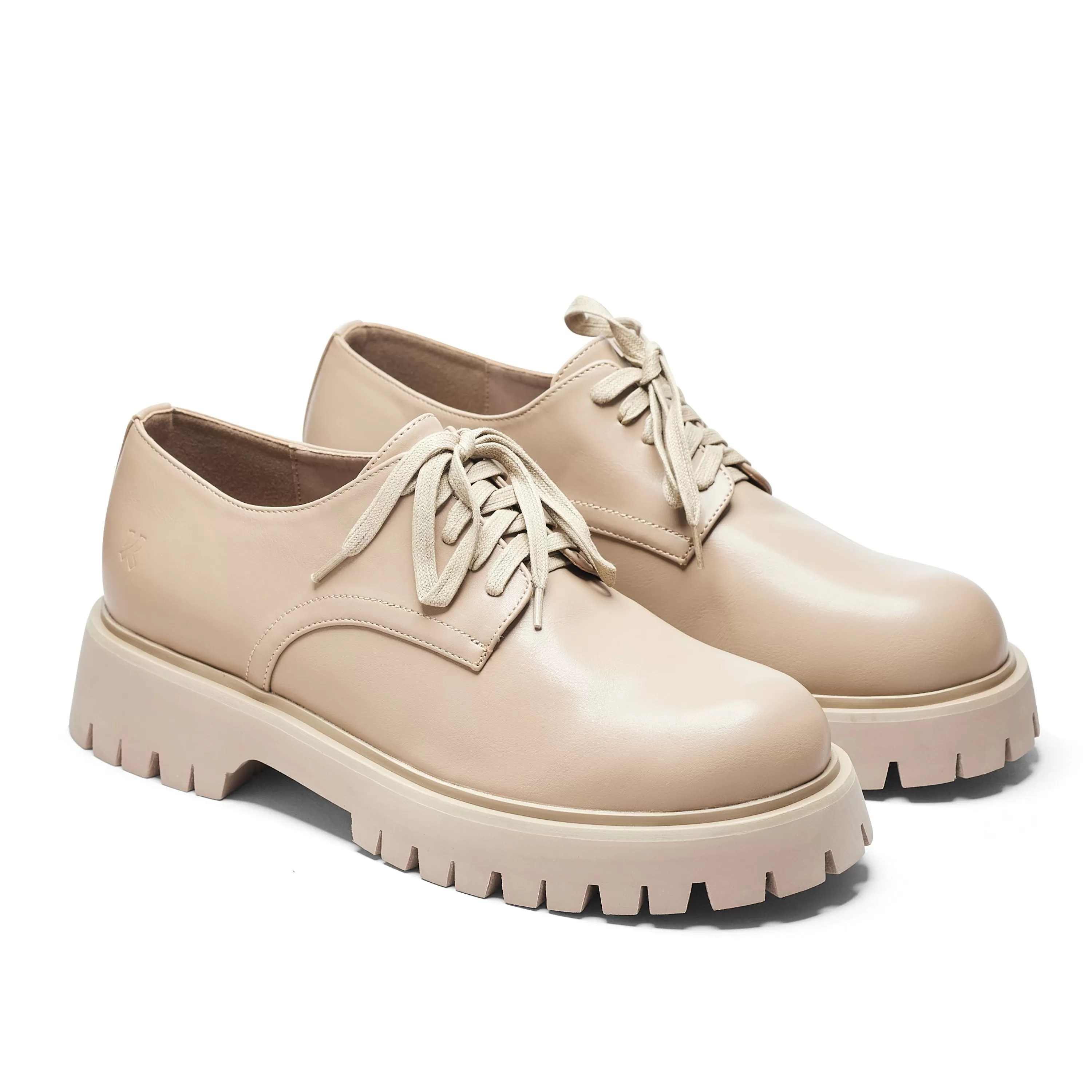 Lace Up>KOI footwear Avian Men's Lace Up Shoes-Sand Beige