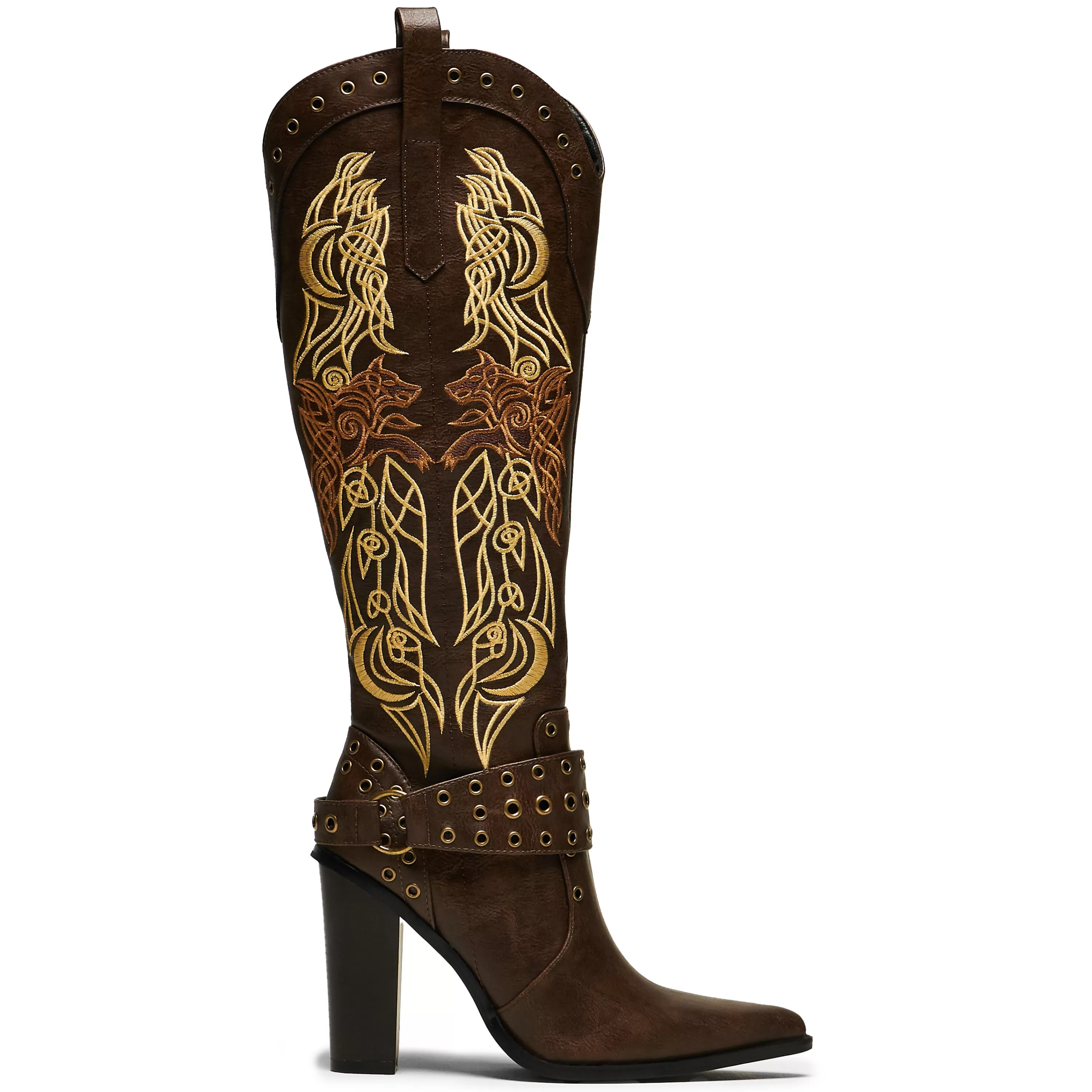 Wolves>KOI footwear Children Of The Moon Cowboy Boots - Brown