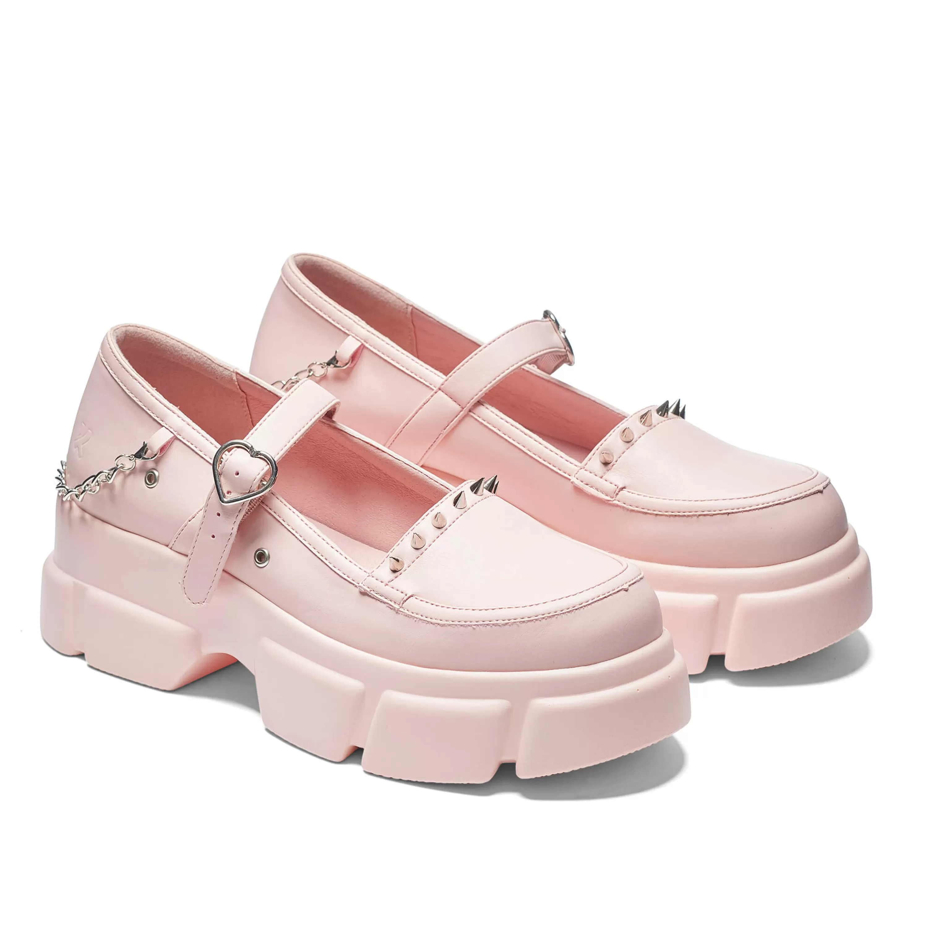 Kawaii Shoes | Flatform Shoes>KOI footwear Cloud Mist Chunky Shoes - Baby Pink