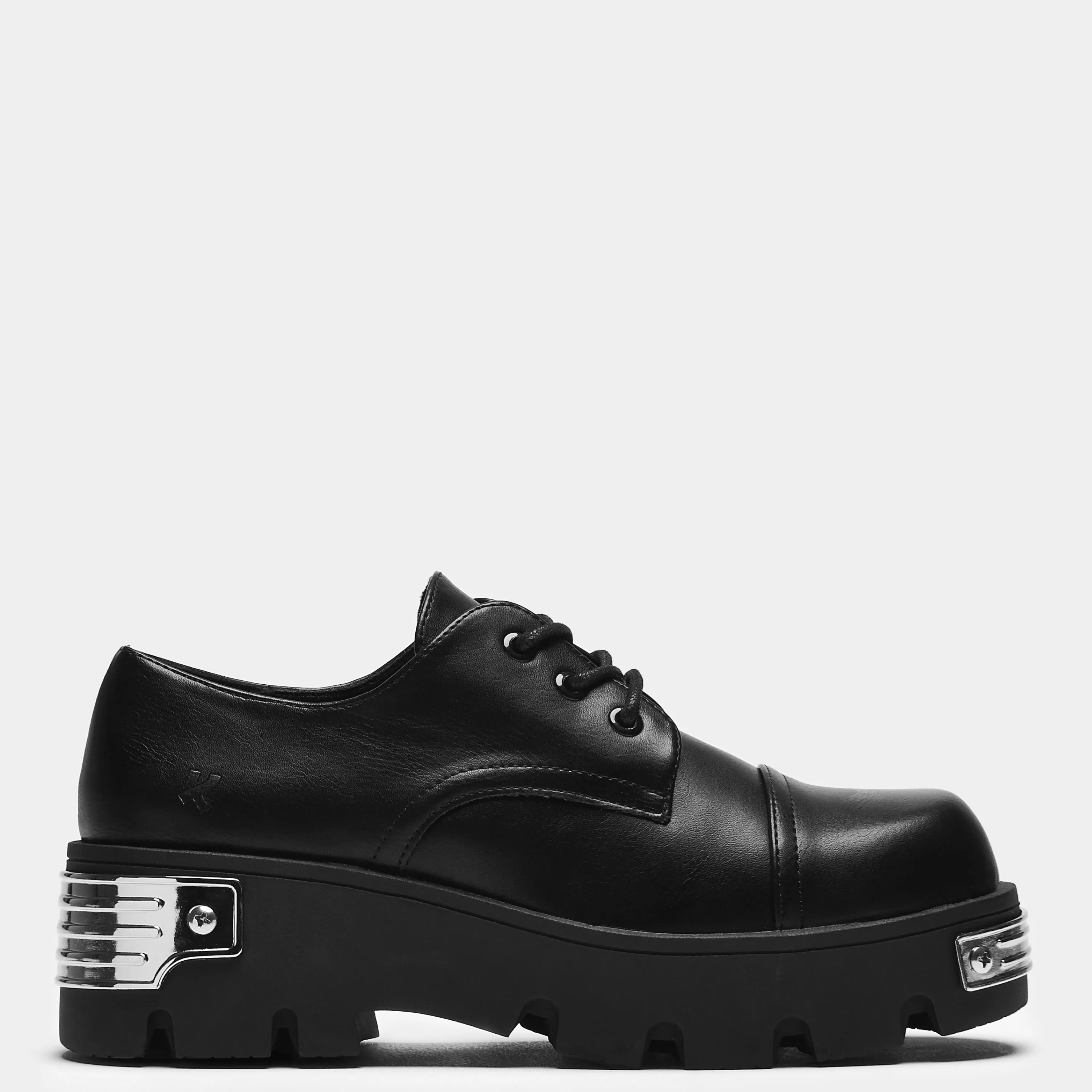 Flatform Shoes>KOI footwear Dreadforge Heavy Metal Shoes - Black