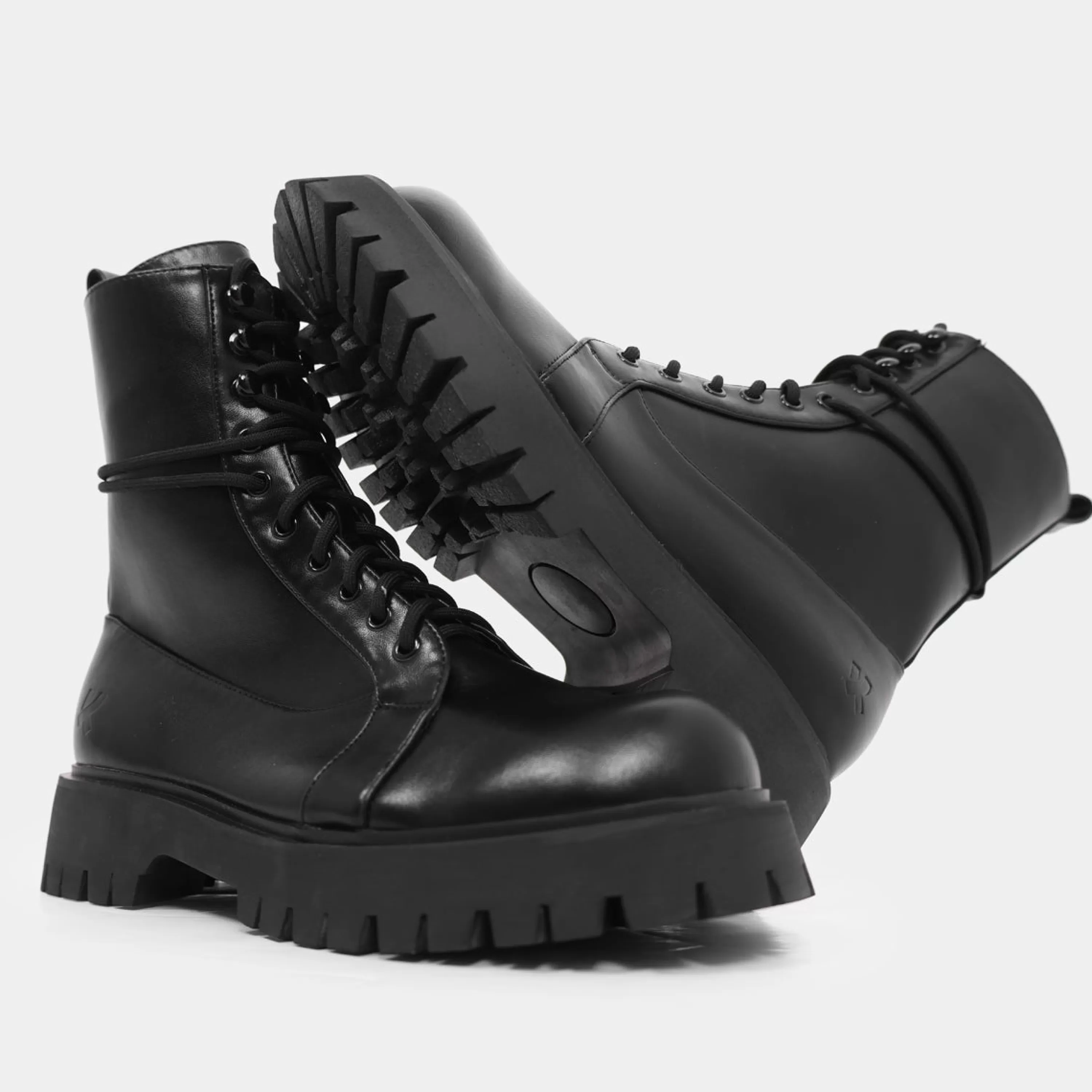 Ankle Boots | Biker Boots>KOI footwear Electic Men's Military Boots Black