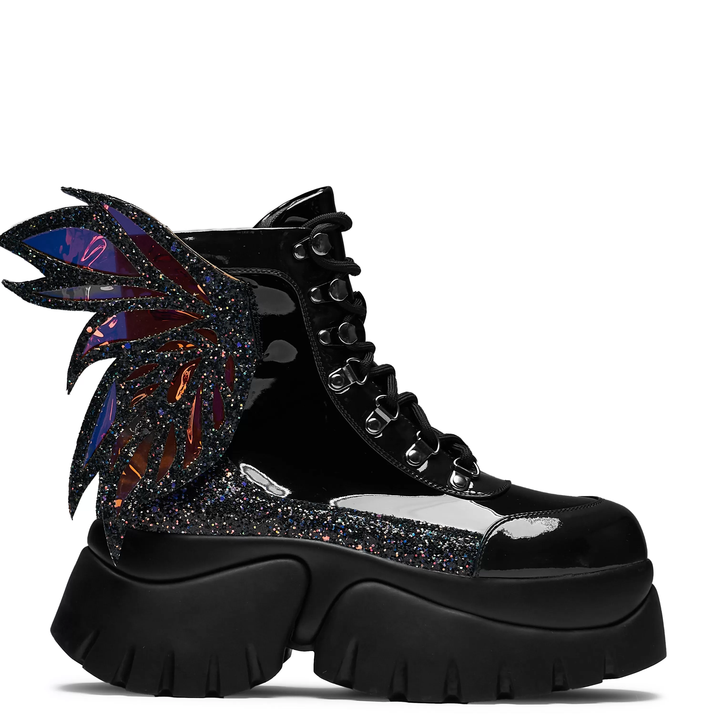 Ankle Boots | Platform Boots>KOI footwear Evil Fairy Queen Boots - Black