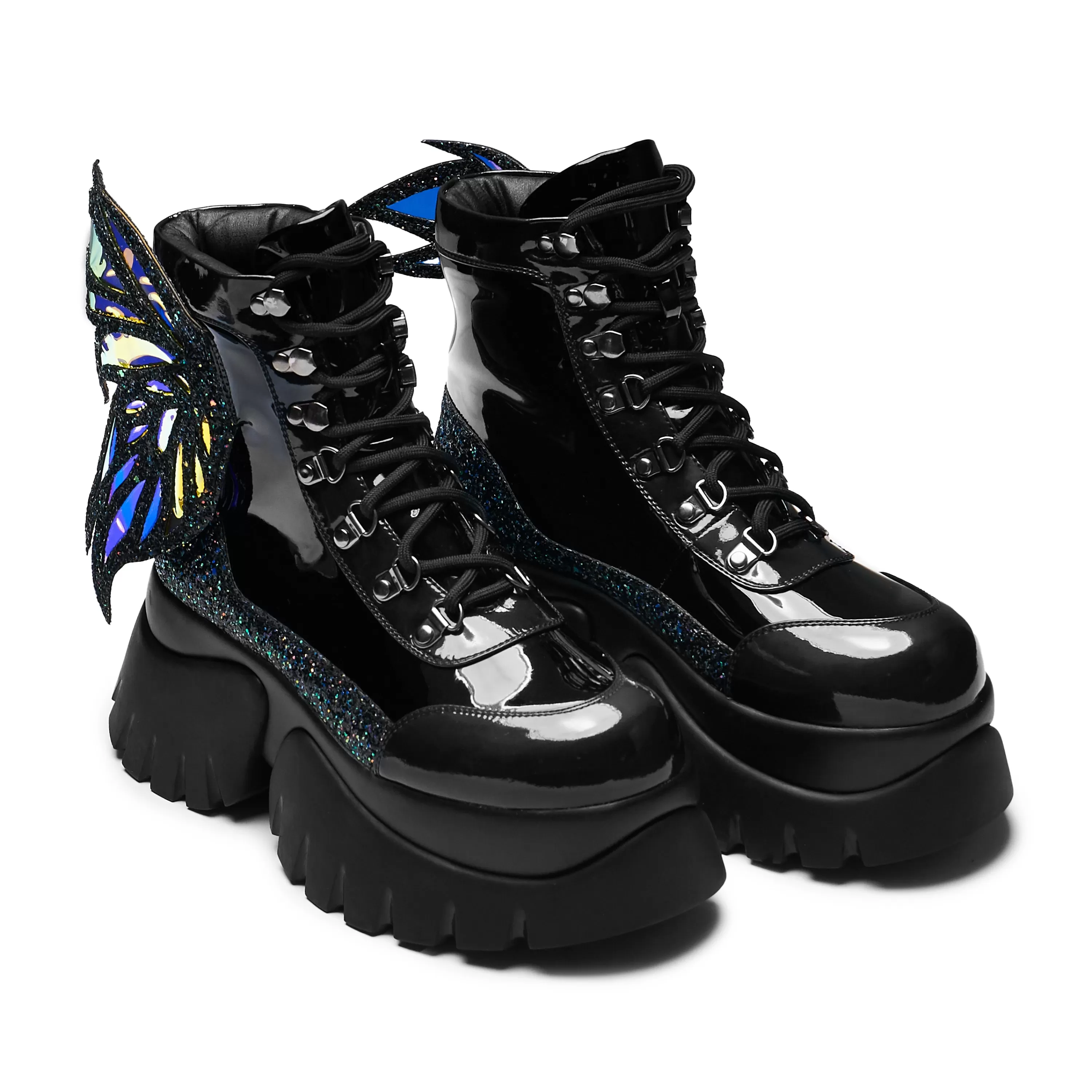 Ankle Boots | Platform Boots>KOI footwear Evil Fairy Queen Boots - Black