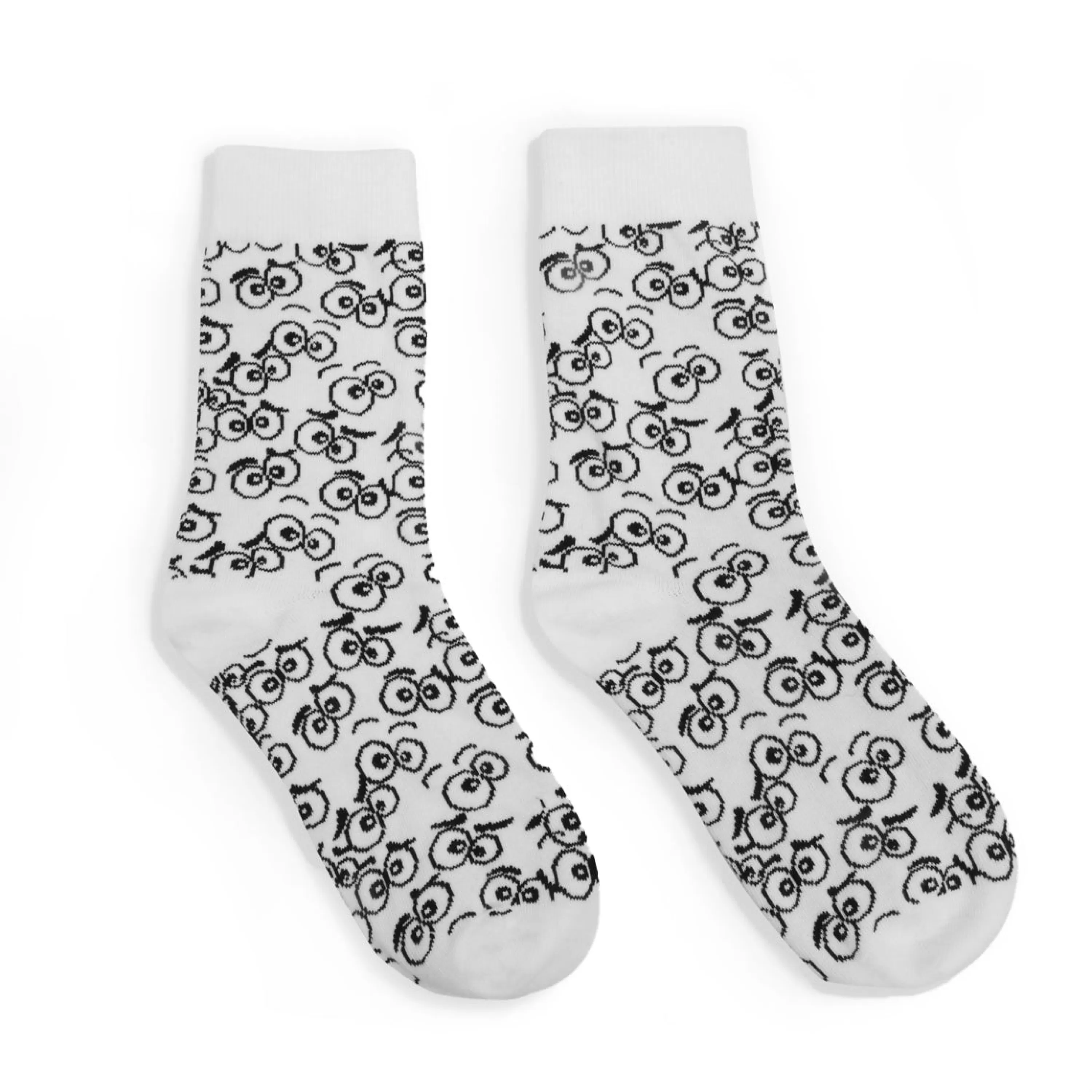 Kawaii Shoes | Socks & Tights>KOI footwear Eyes on Me Socks White