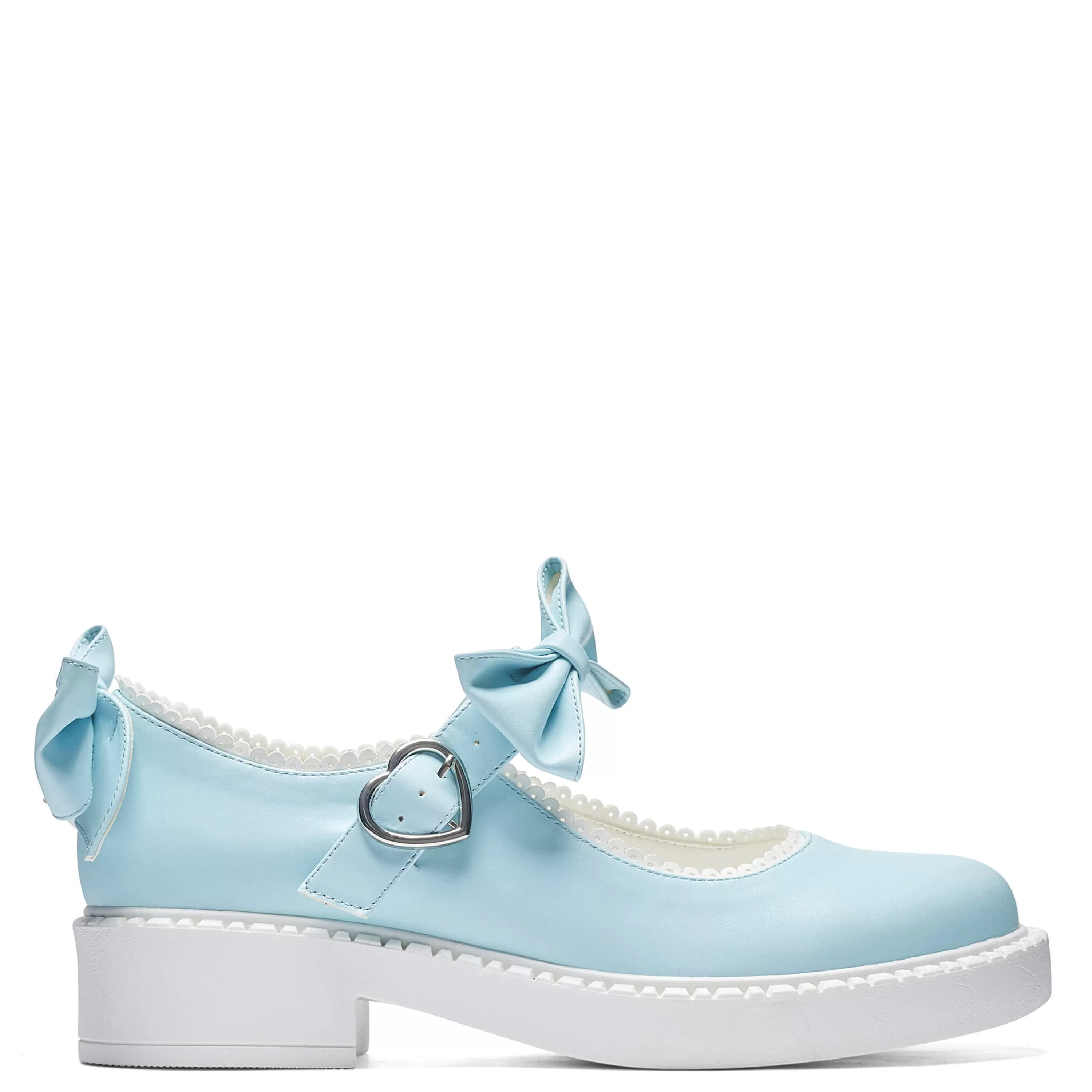 Flat Mary Janes | Kawaii Shoes>KOI footwear Fairy Lace Doily Mary Janes - Baby Blue