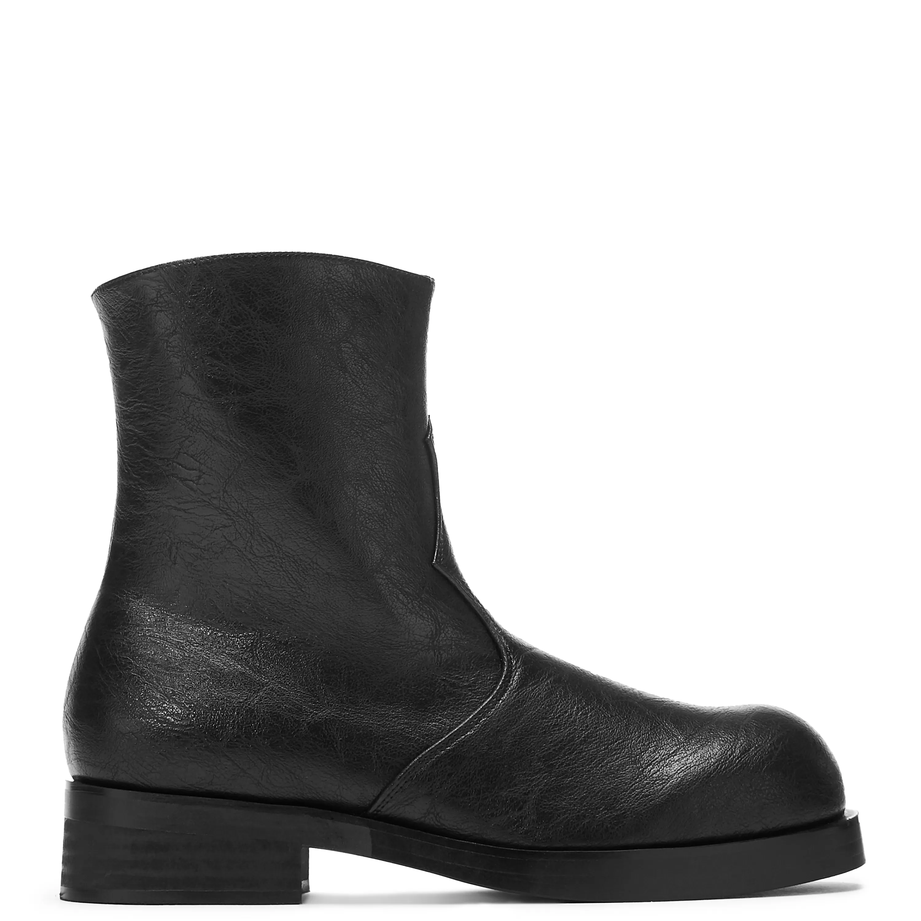Ankle Boots | Black Boots>KOI footwear Fateless Men's Stacked Biker Boots - Vintage Black