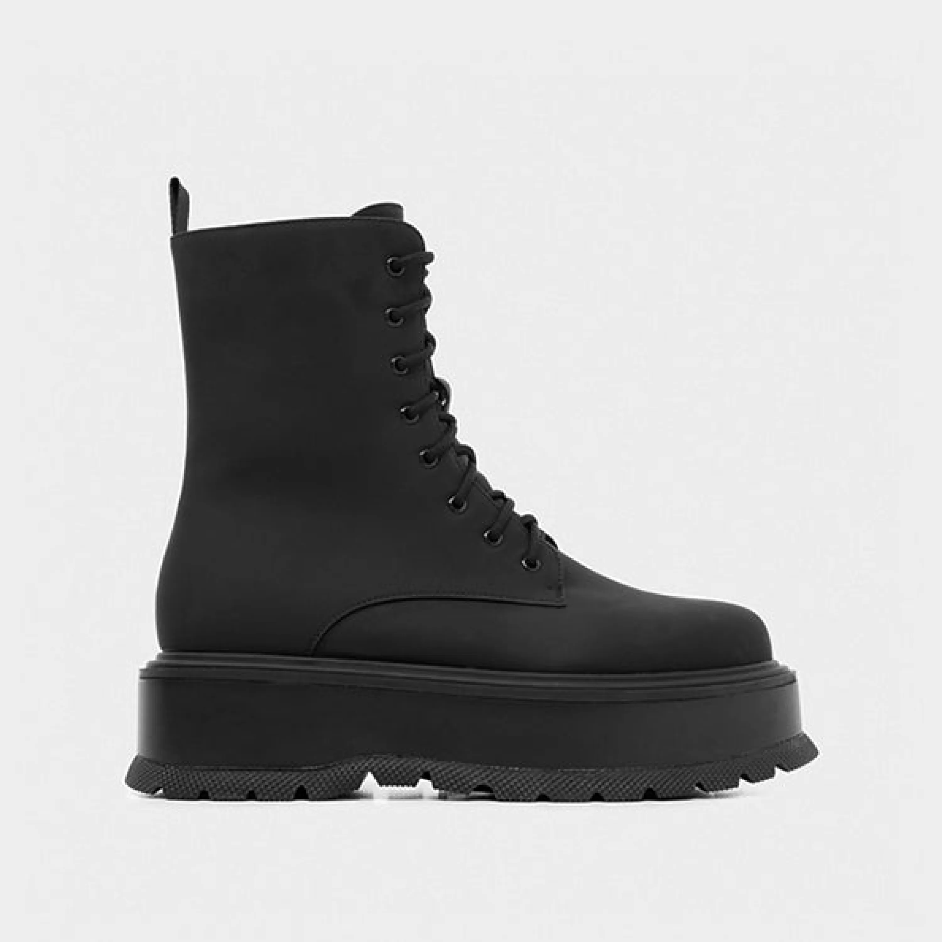 Ankle Boots | Biker Boots>KOI footwear Foundry Men's Platform Ankle Boots Black