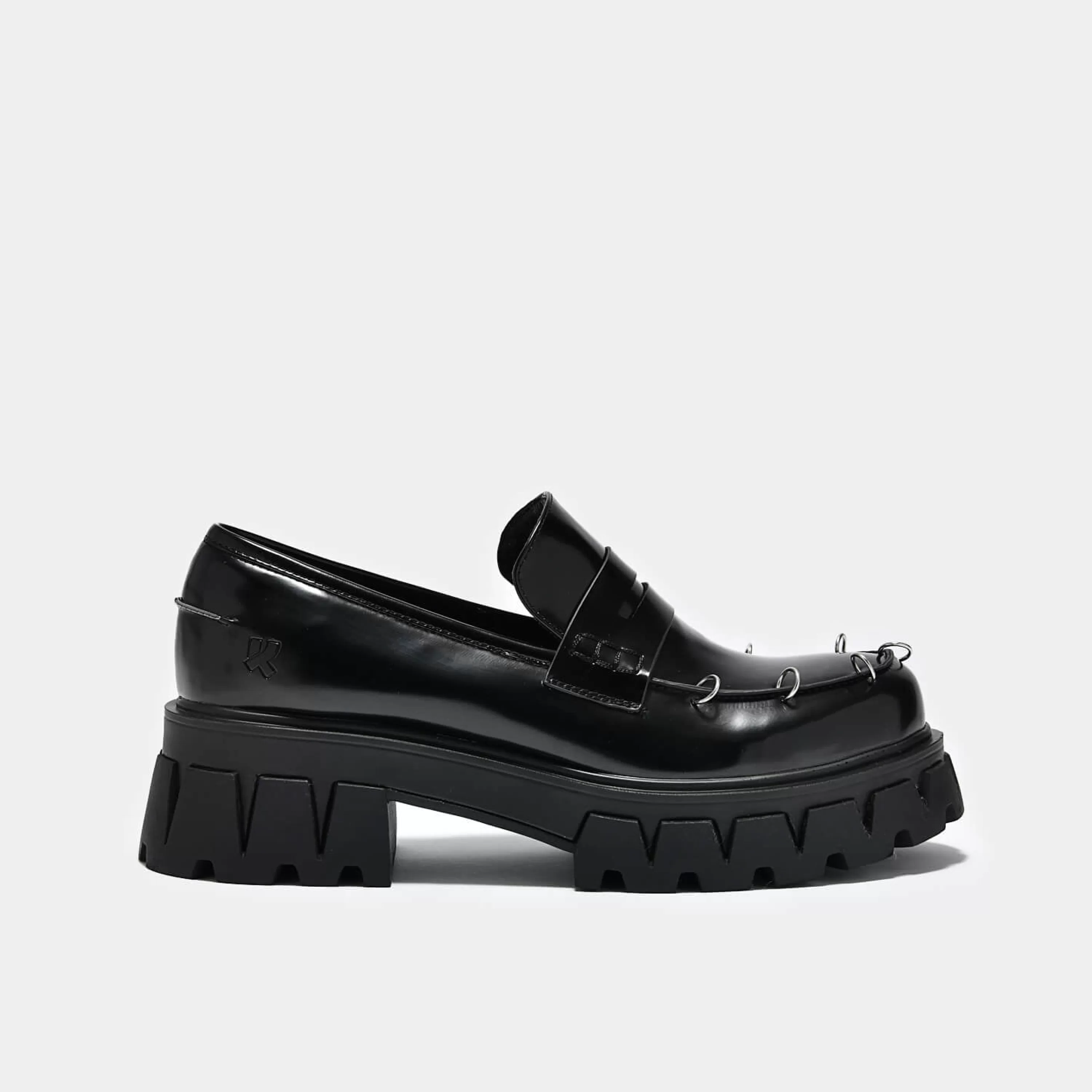 Platform Loafers>KOI footwear Gensai Cyber Punk Loafers Black