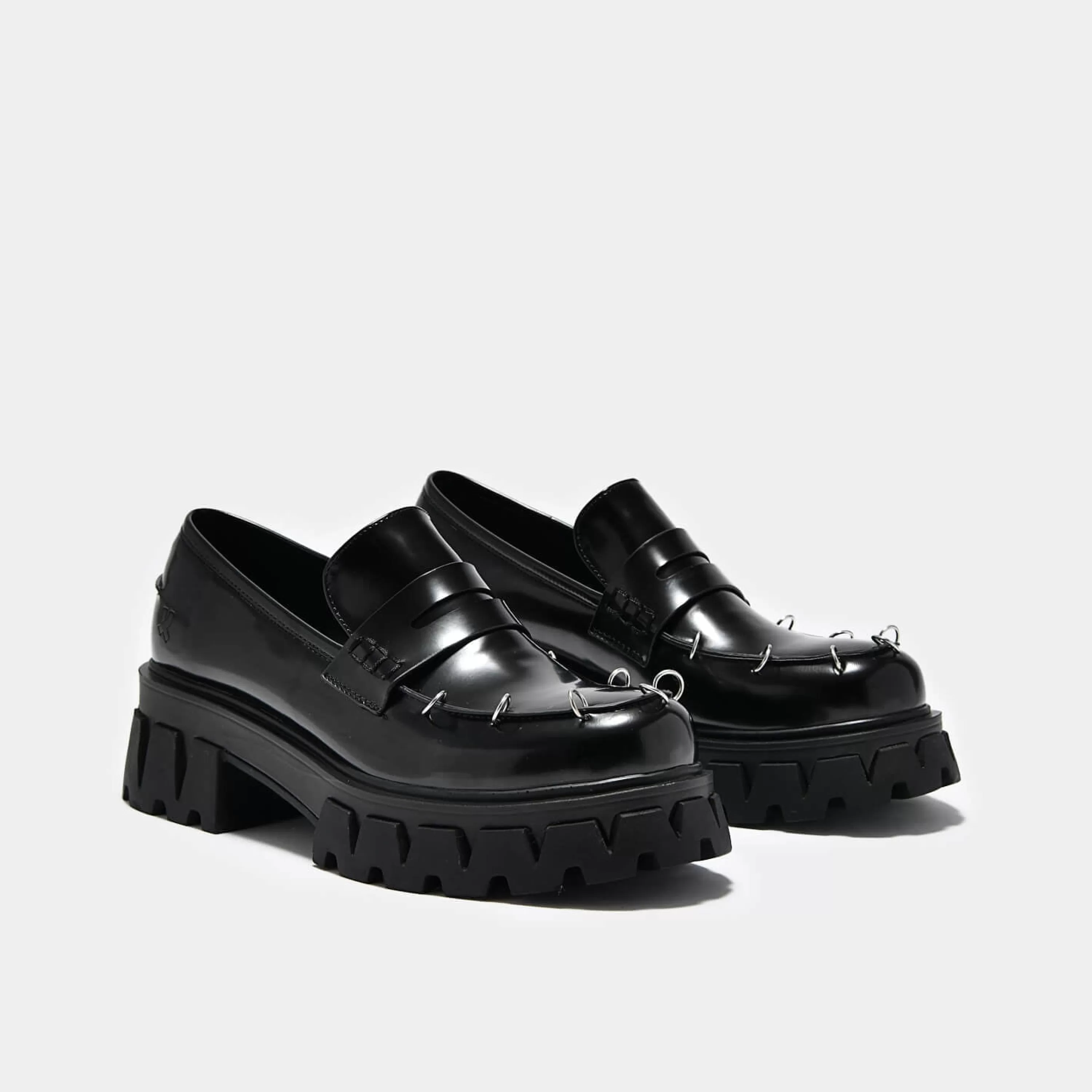 Loafers>KOI footwear Gensai Men's Cyber Punk Loafers Black