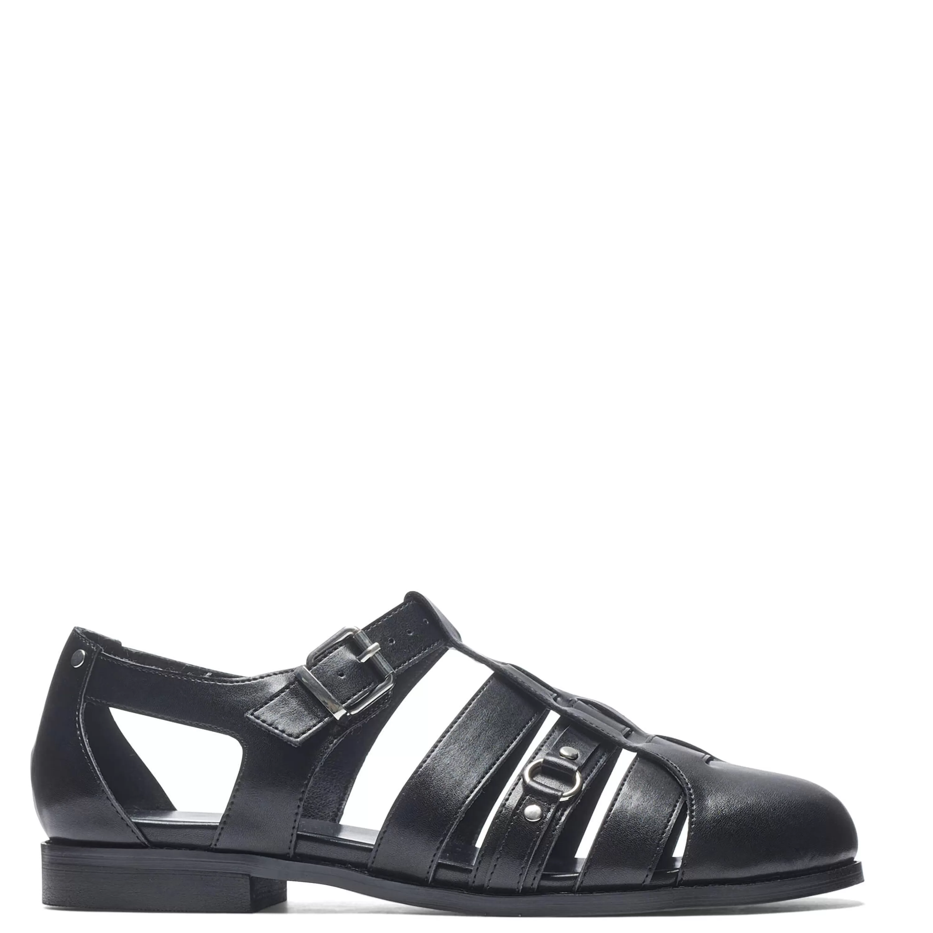 Strappy Platform Shoes | Lace Up>KOI footwear Gilgen Men's Cutout Shoes - Black