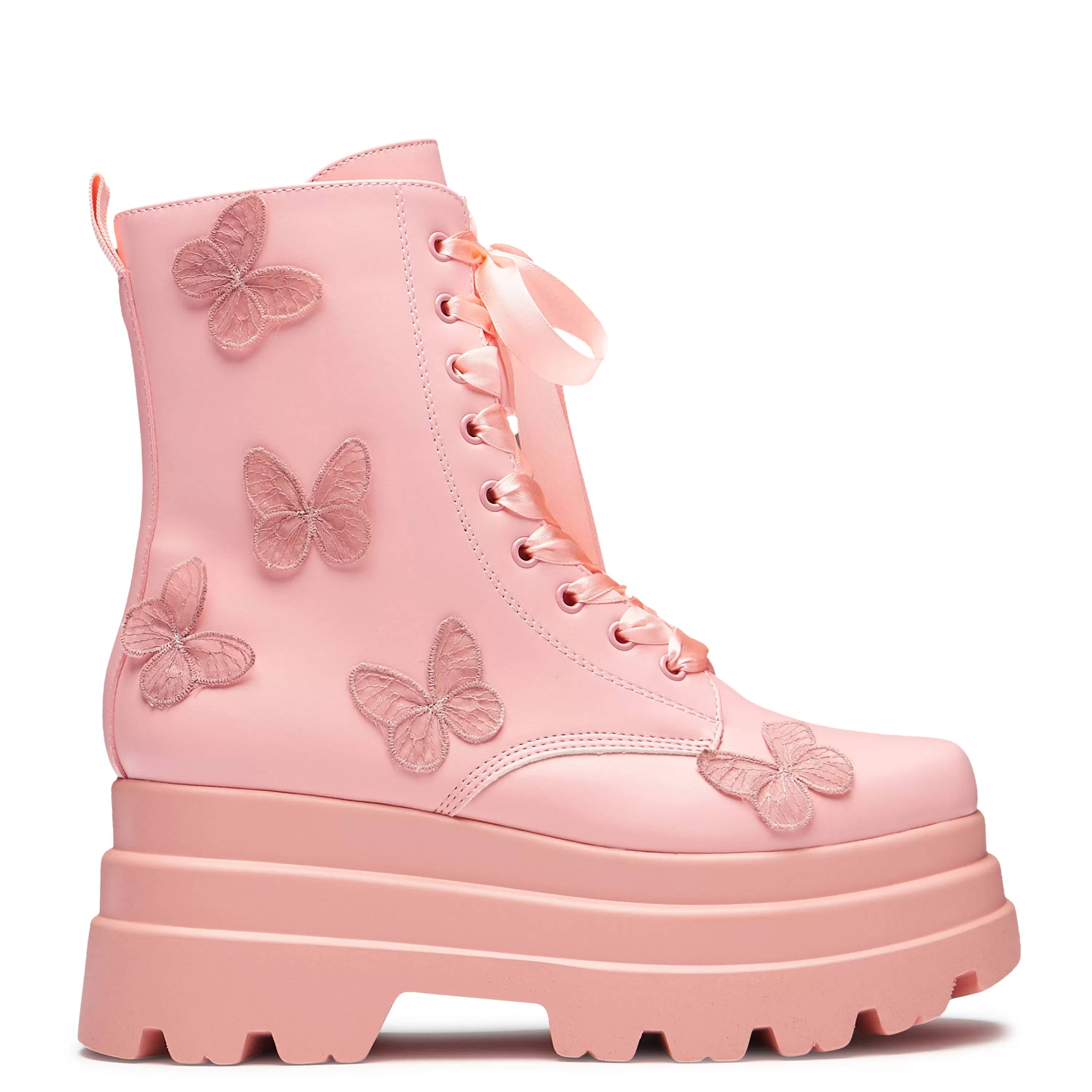 Ankle Boots | Platform Boots>KOI footwear Good Fairy Queen Butterfly Boots - Pink