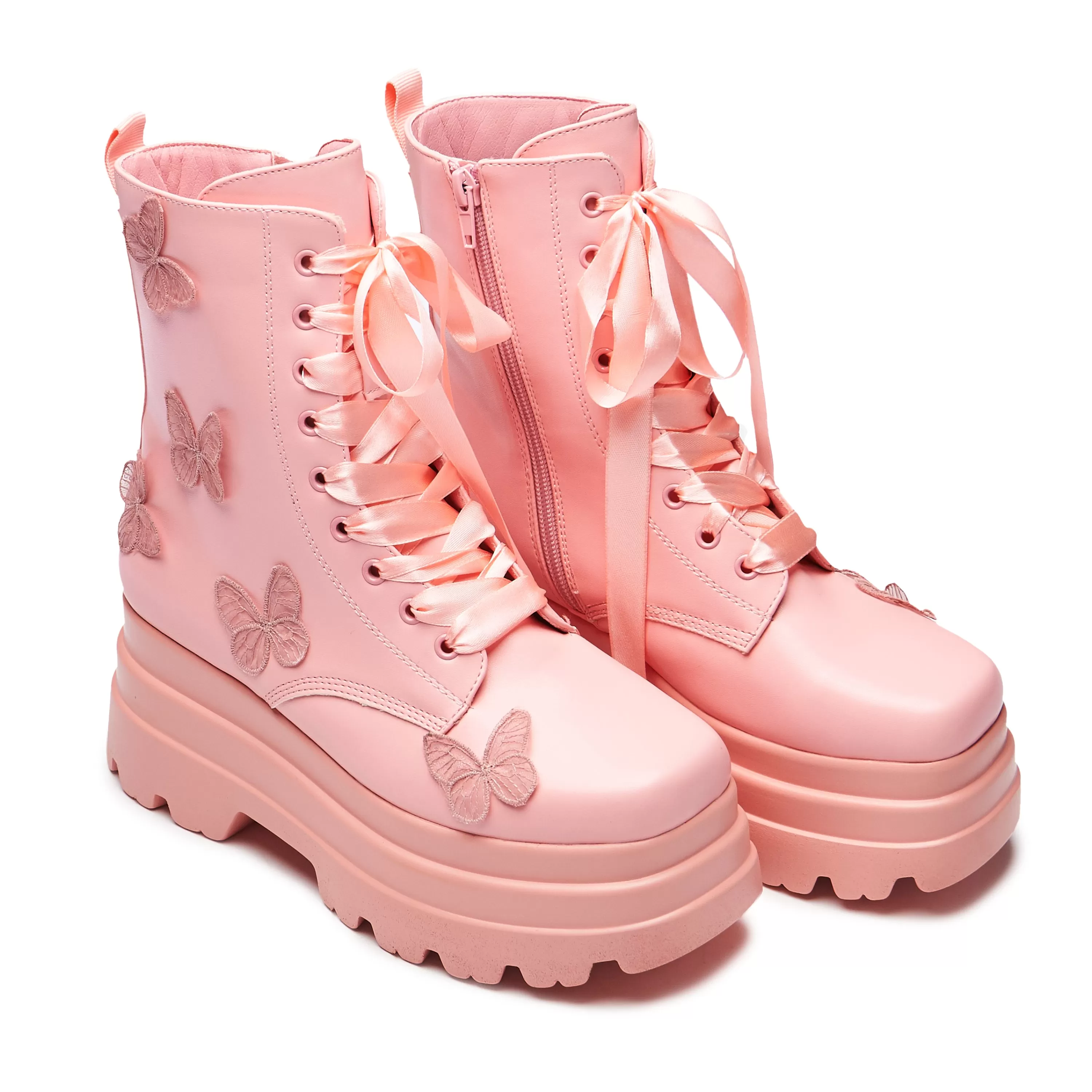 Ankle Boots | Platform Boots>KOI footwear Good Fairy Queen Butterfly Boots - Pink