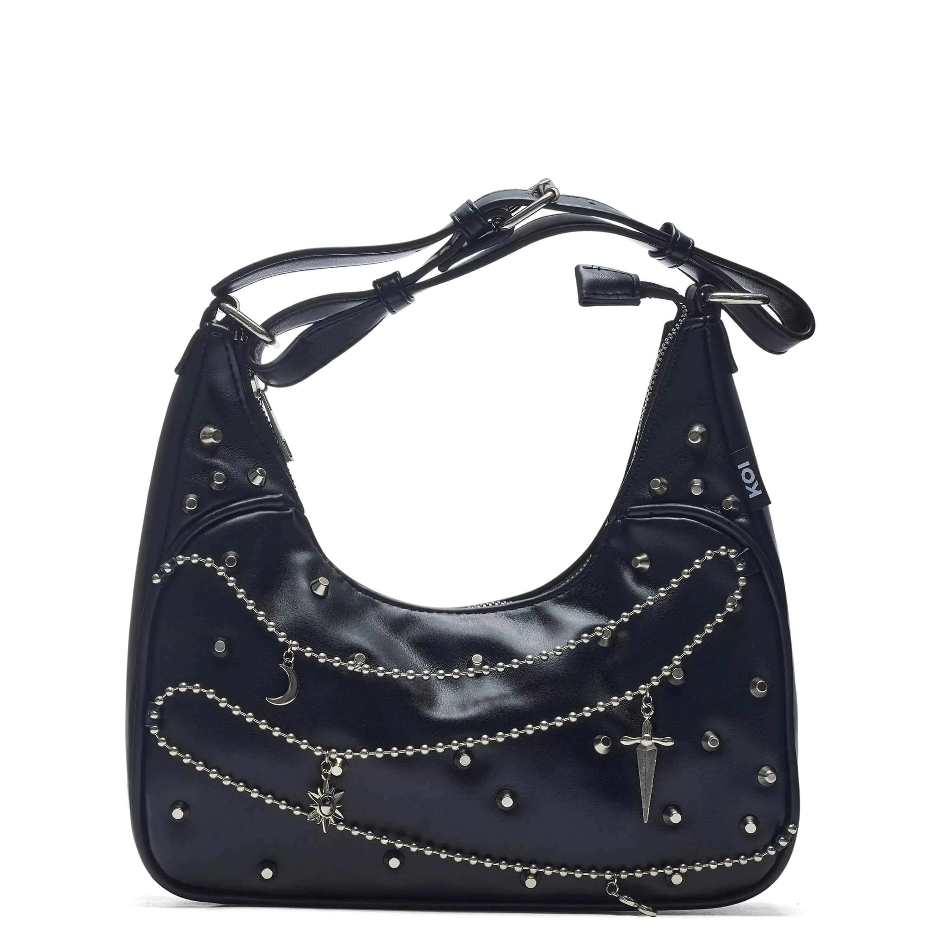 Bags>KOI footwear Jinx Mystic Charm Black Shoulder Bag OS