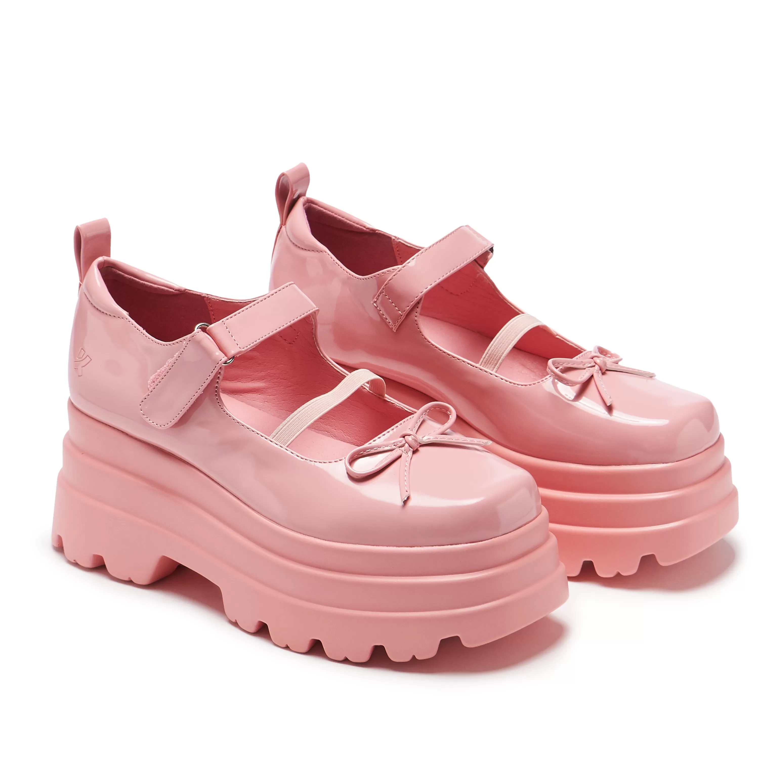 Colourful Mary Janes | Kawaii Shoes>KOI footwear Kawaii Doll Trident Mary Janes - Pink