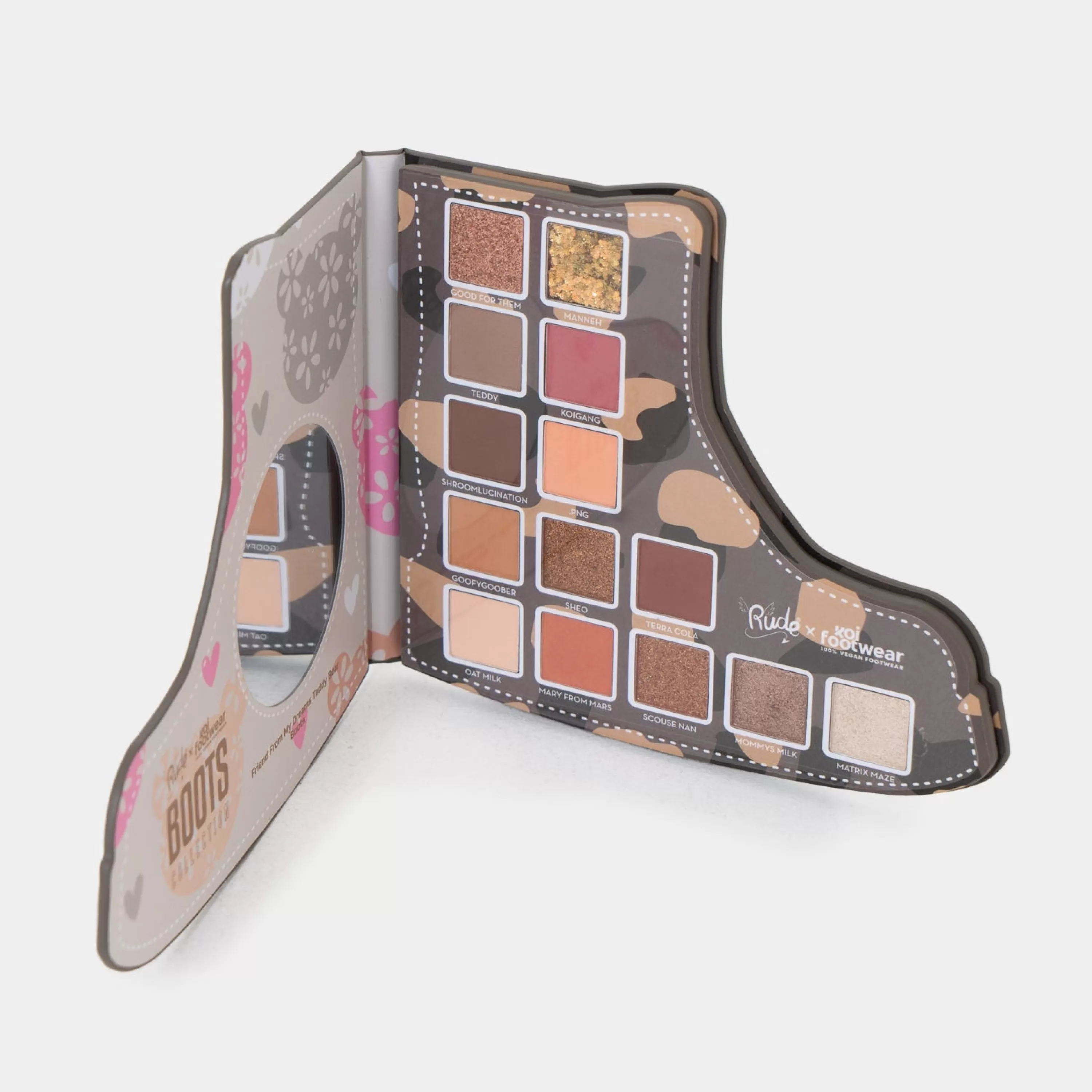 Kawaii Shoes>KOI footwear Koi x Rude Friend From My Dreams Eyeshadow Palette Brown