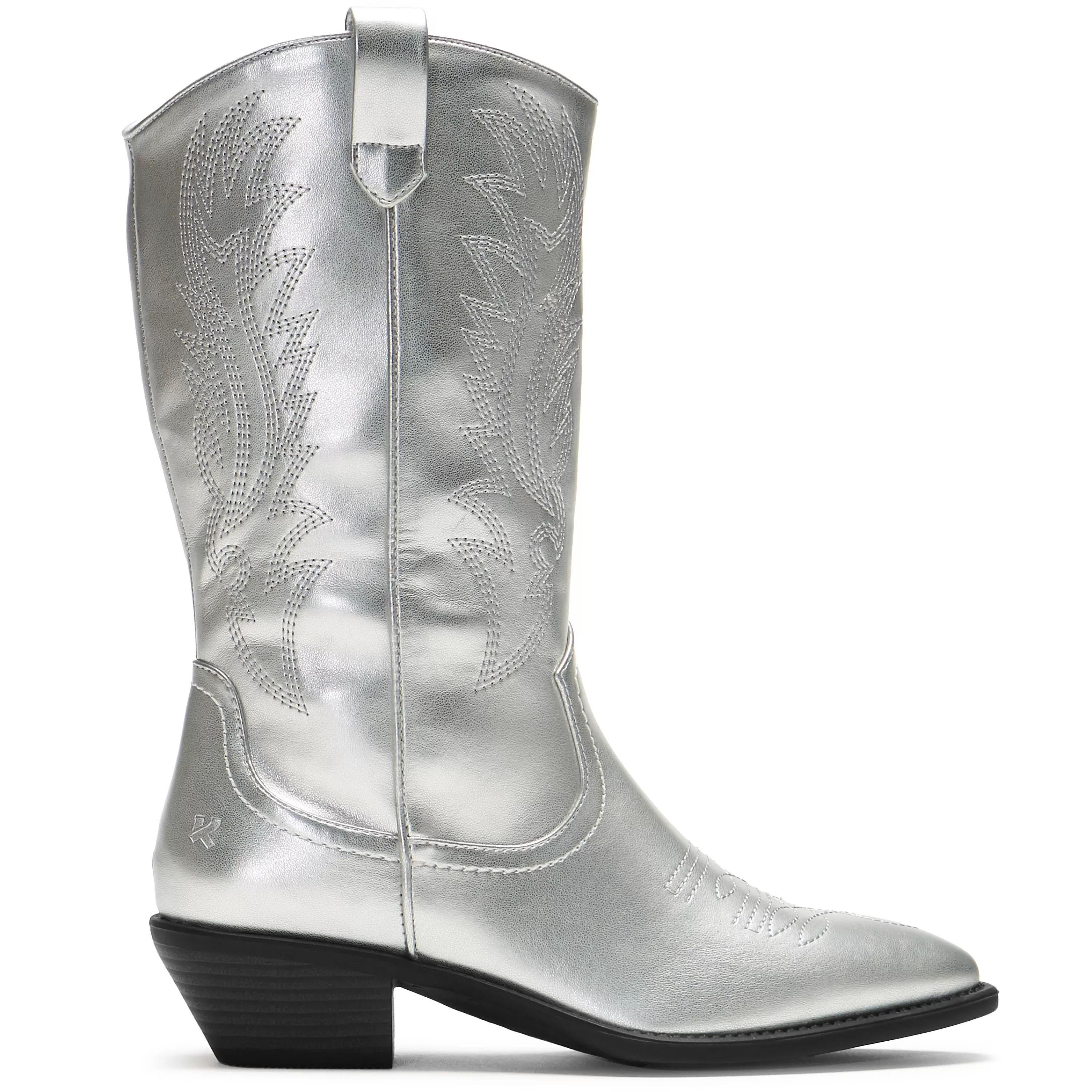 Platform Boots>KOI footwear Lawless Cowboy Boots - Silver