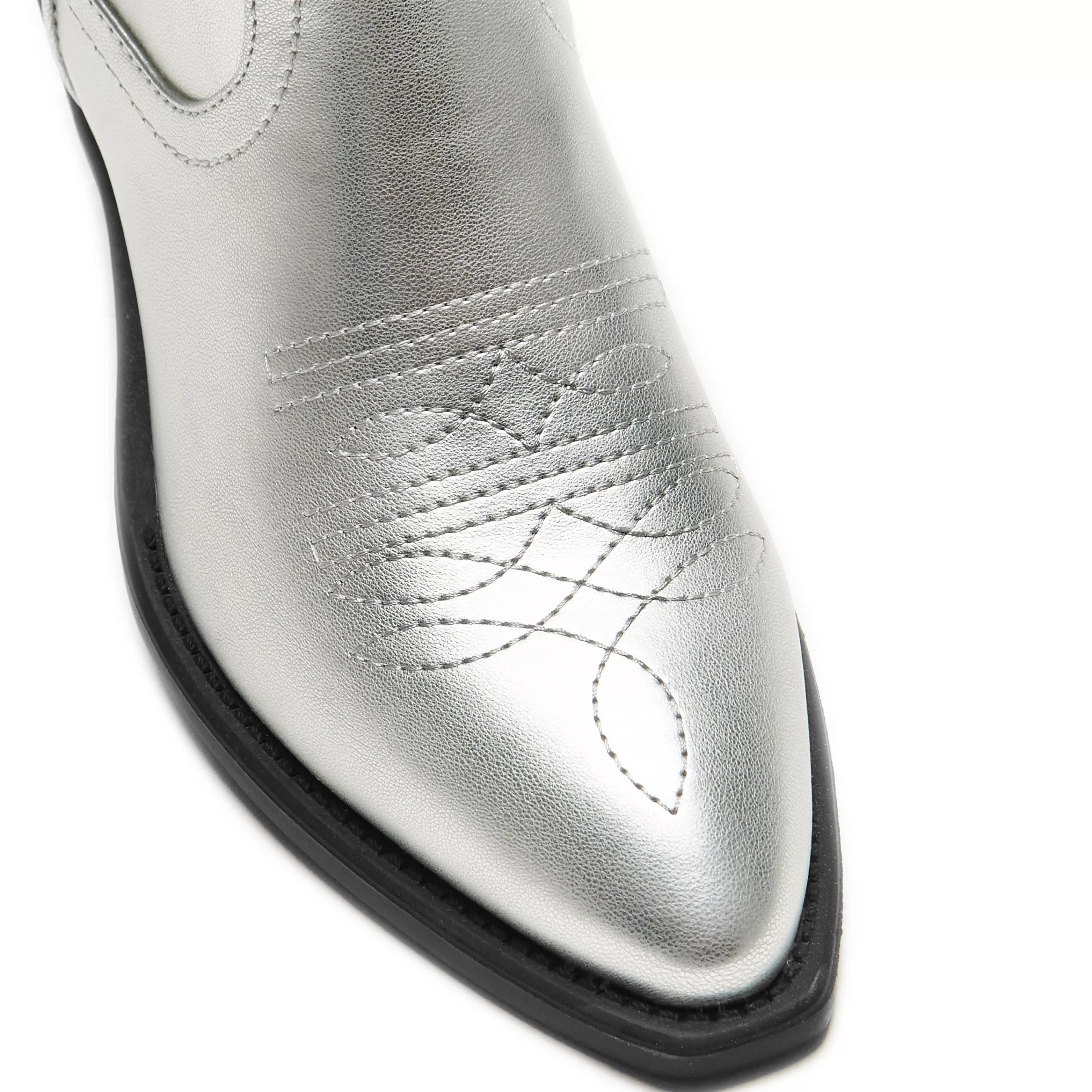 Platform Boots>KOI footwear Lawless Cowboy Boots - Silver