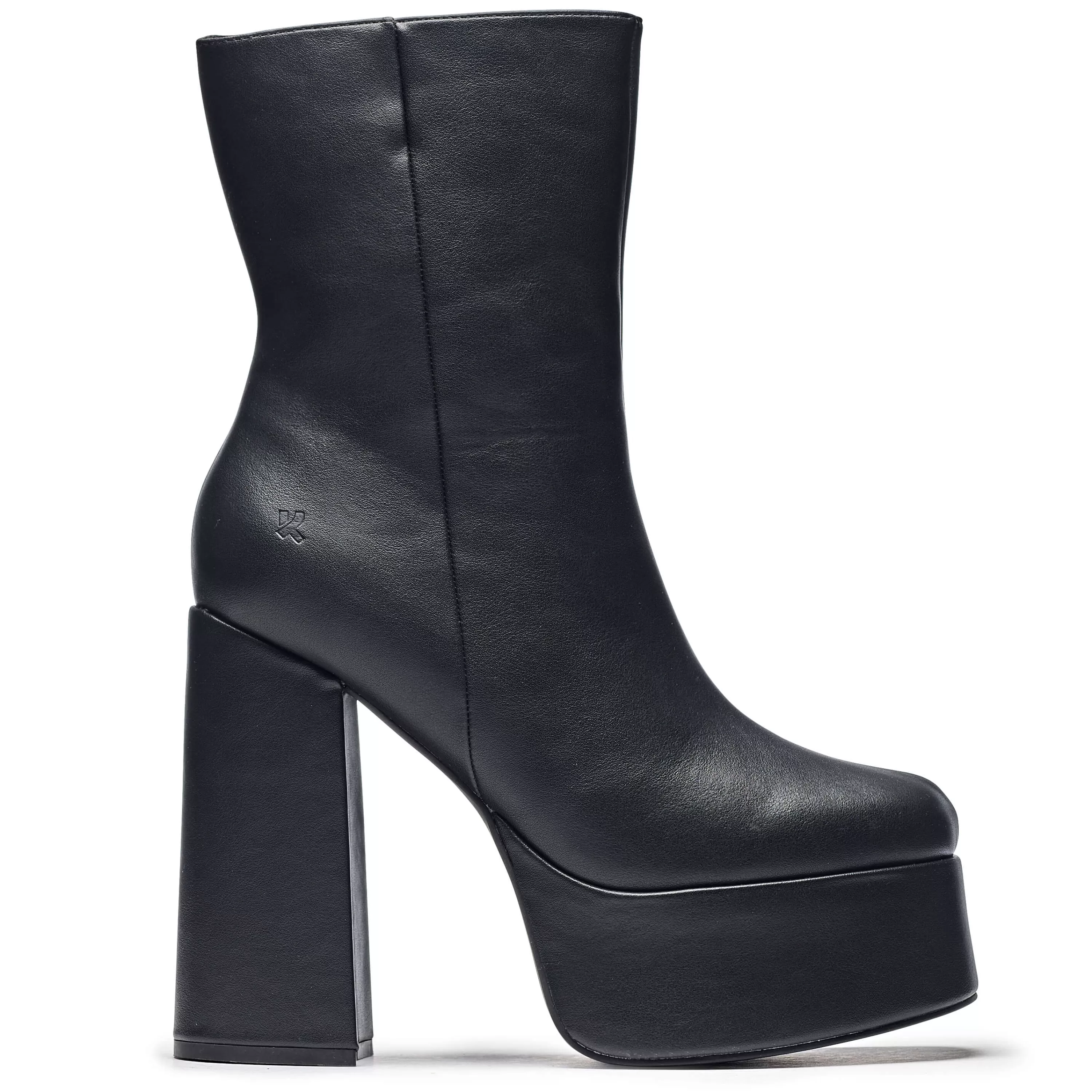 Ankle Boots | Heeled Boots>KOI footwear Lexus Platform Heeled Boots Black