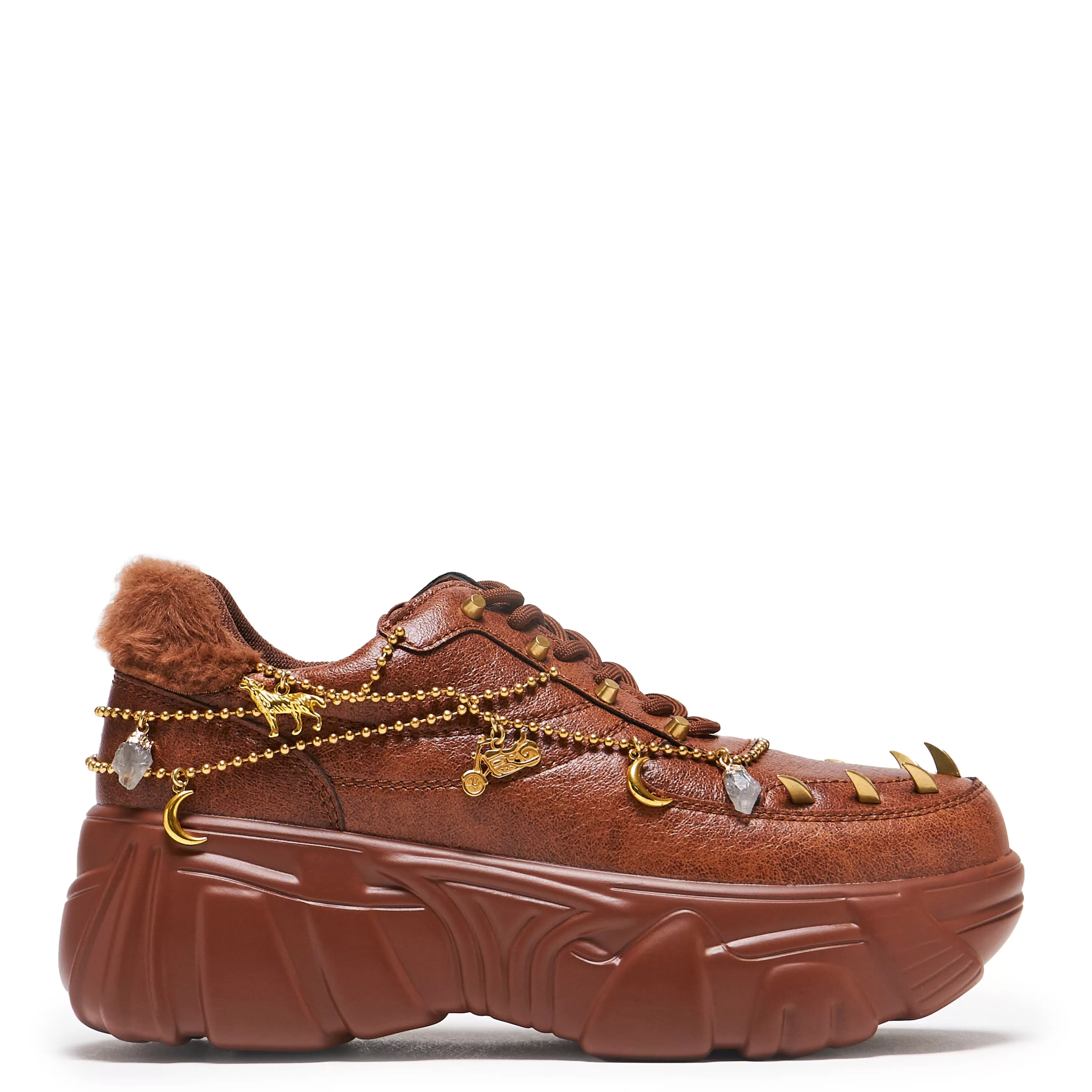 Wolves>KOI footwear Loca Jinx Charm Trainers - Brown