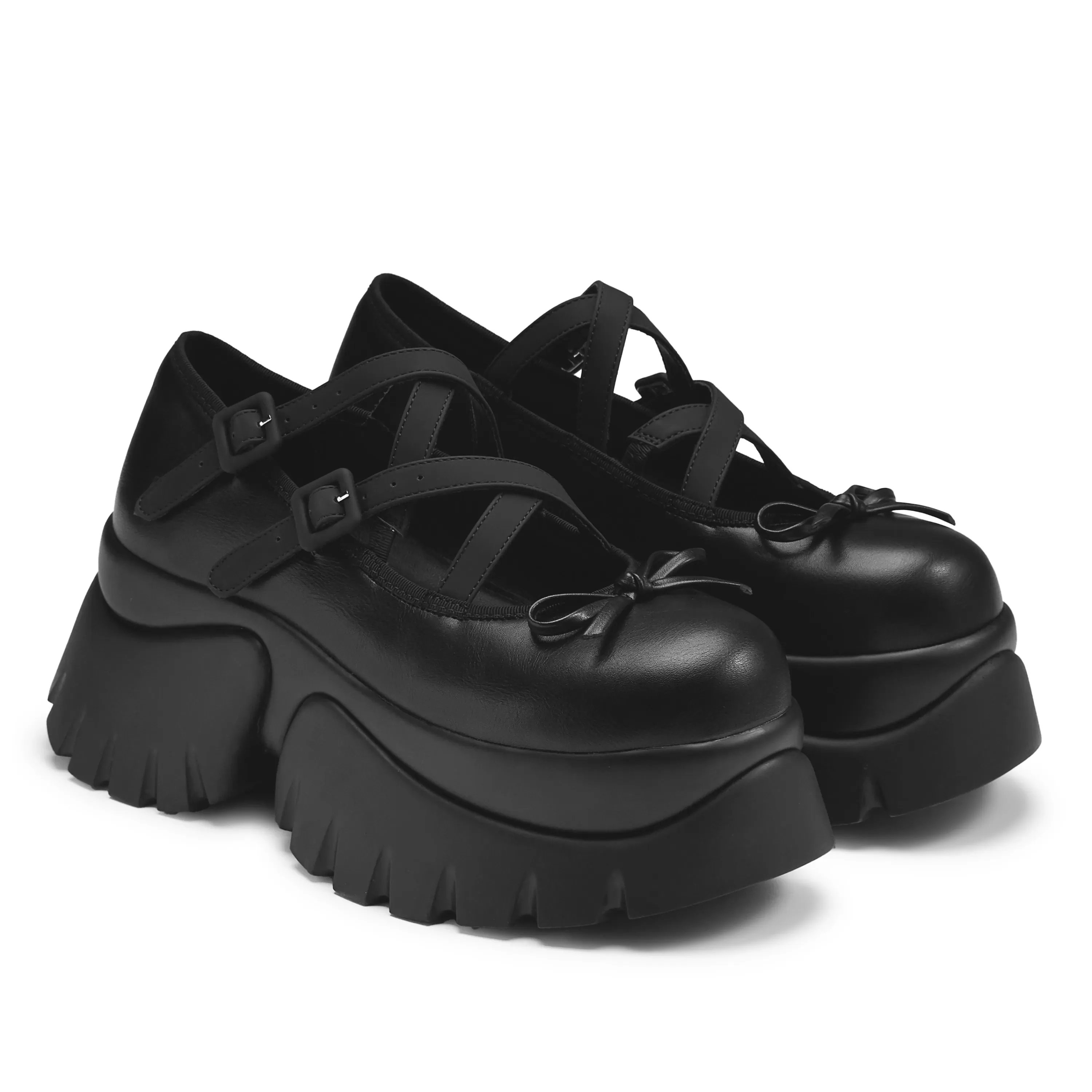 Black Mary Janes>KOI footwear Margot Monster Platform Mary Janes - Black