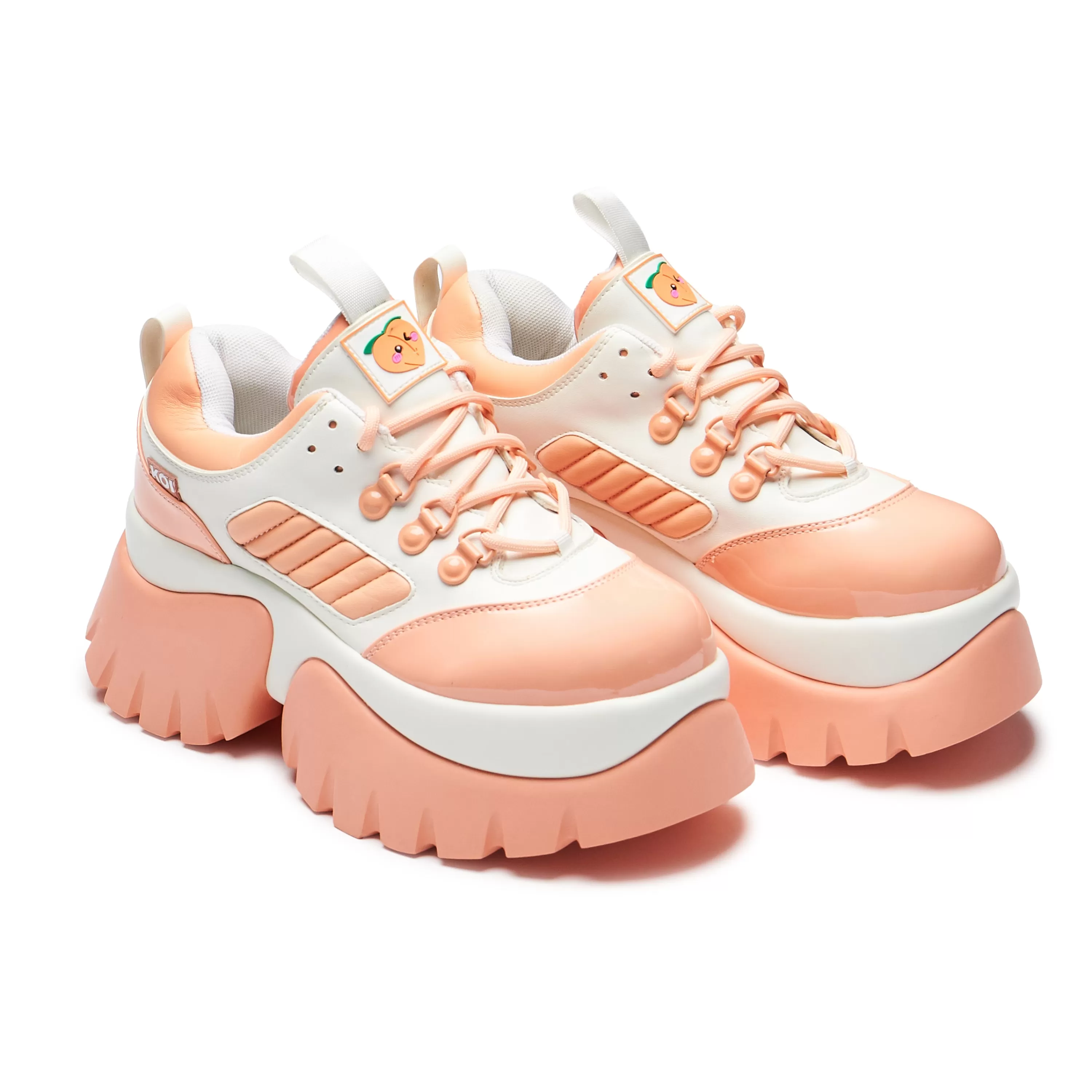 Sport Trainers>KOI footwear Peach Iced Tea Trainers Orange