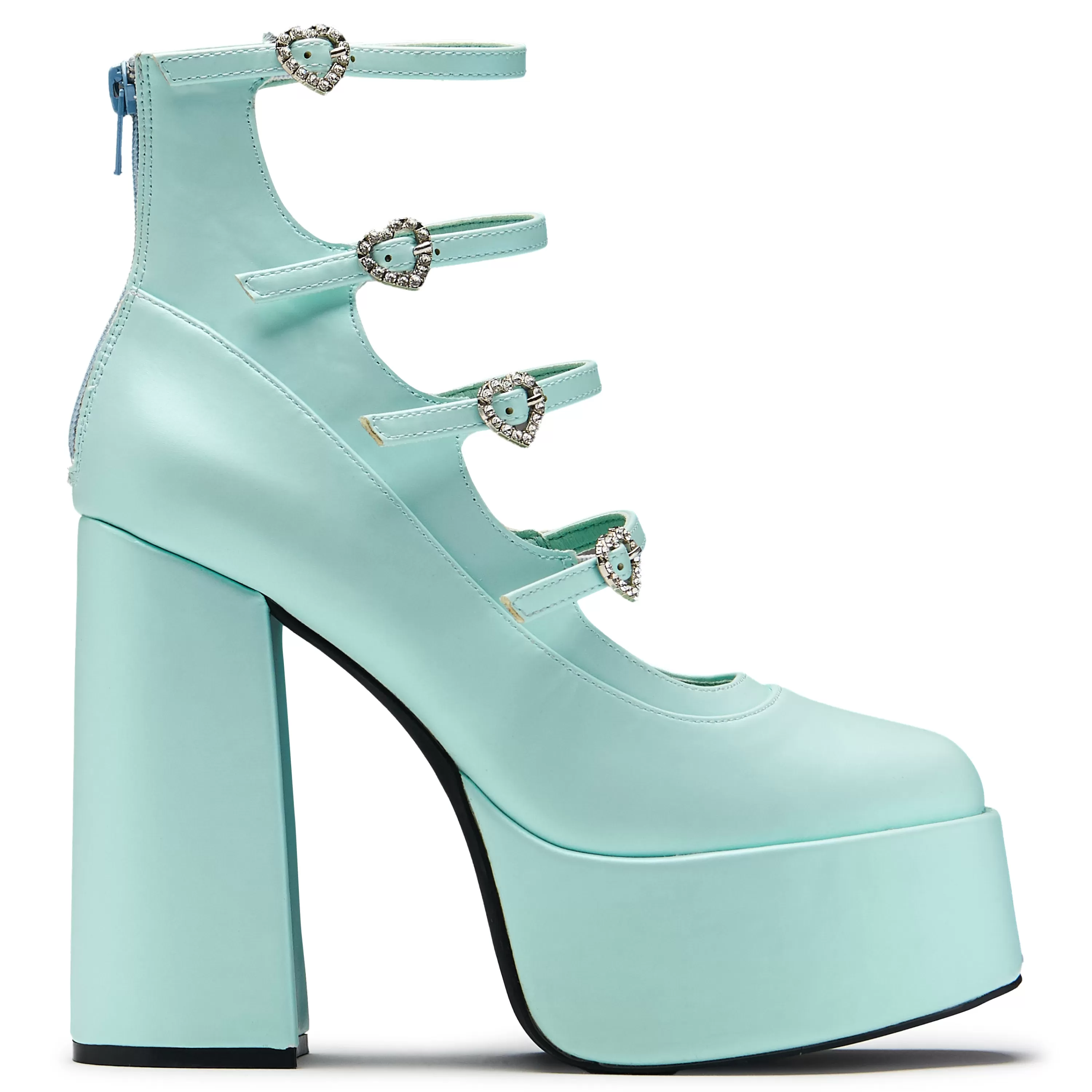 Platform Heels>KOI footwear Pearl Dewdrop Platform Heels - Blue