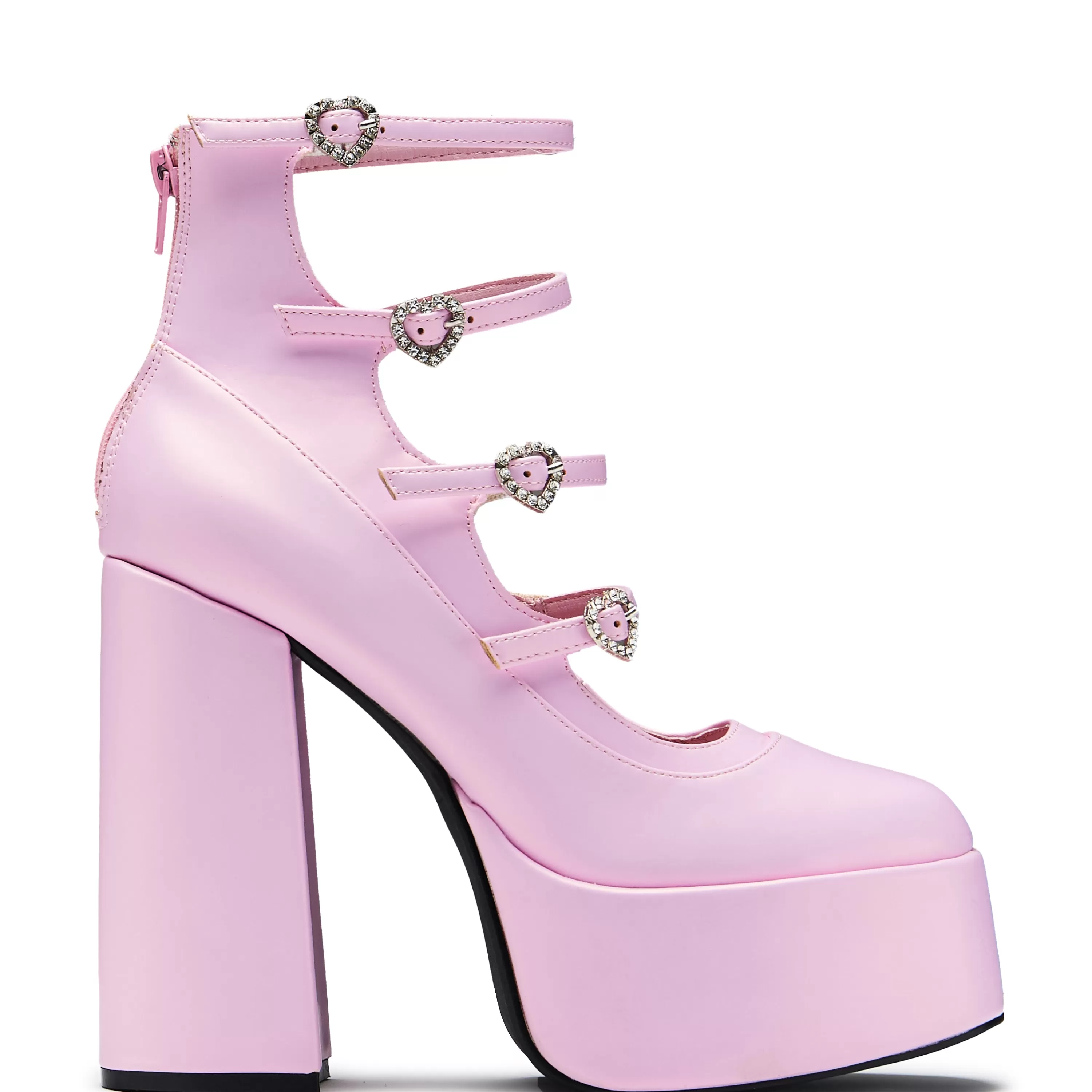 Platform Heels>KOI footwear Pearl Dewdrop Platform Heels - Pink