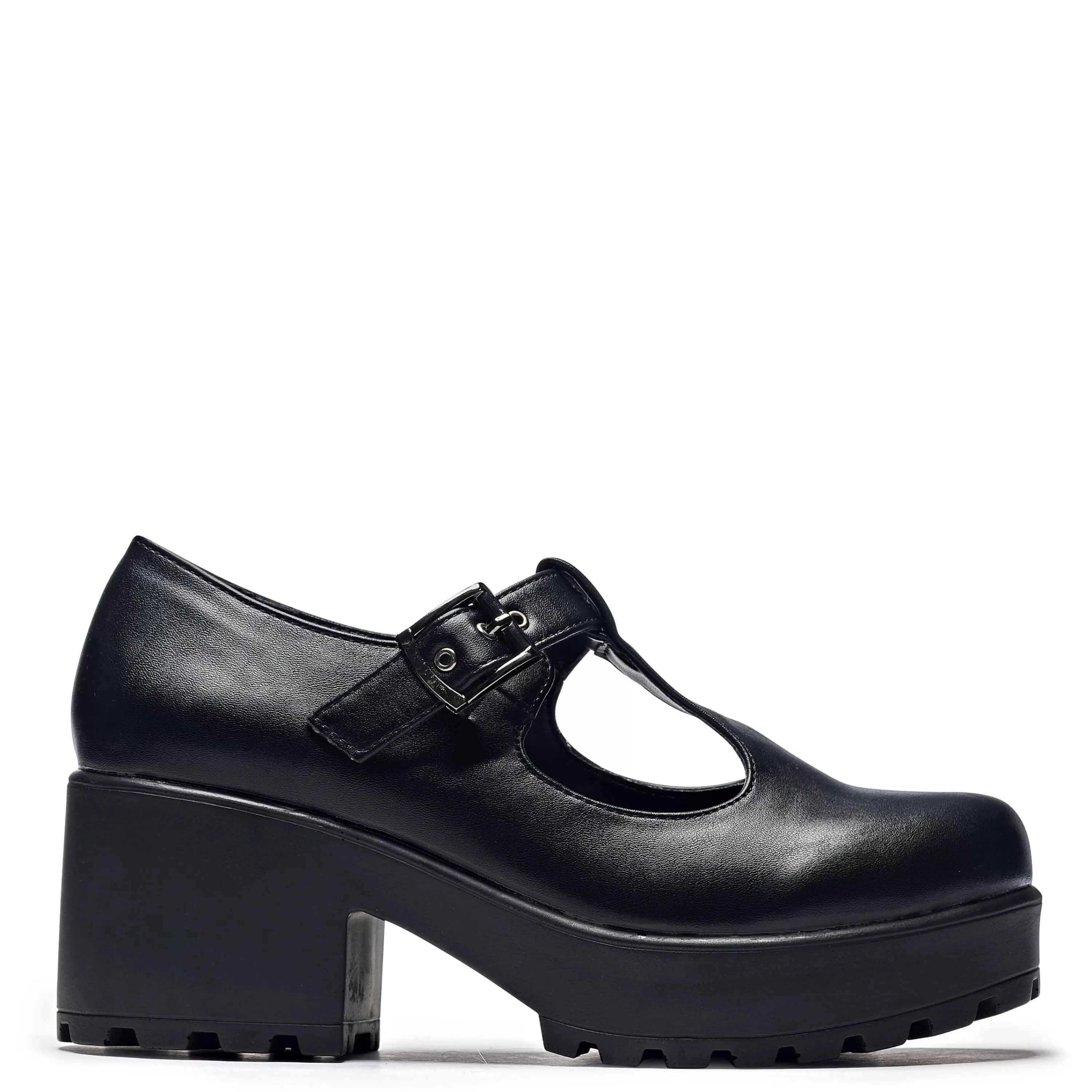 Heeled Mary Janes | Heeled Mary Janes>KOI footwear SAI Mary Jane Shoes 'Faux Leather Edition' Black