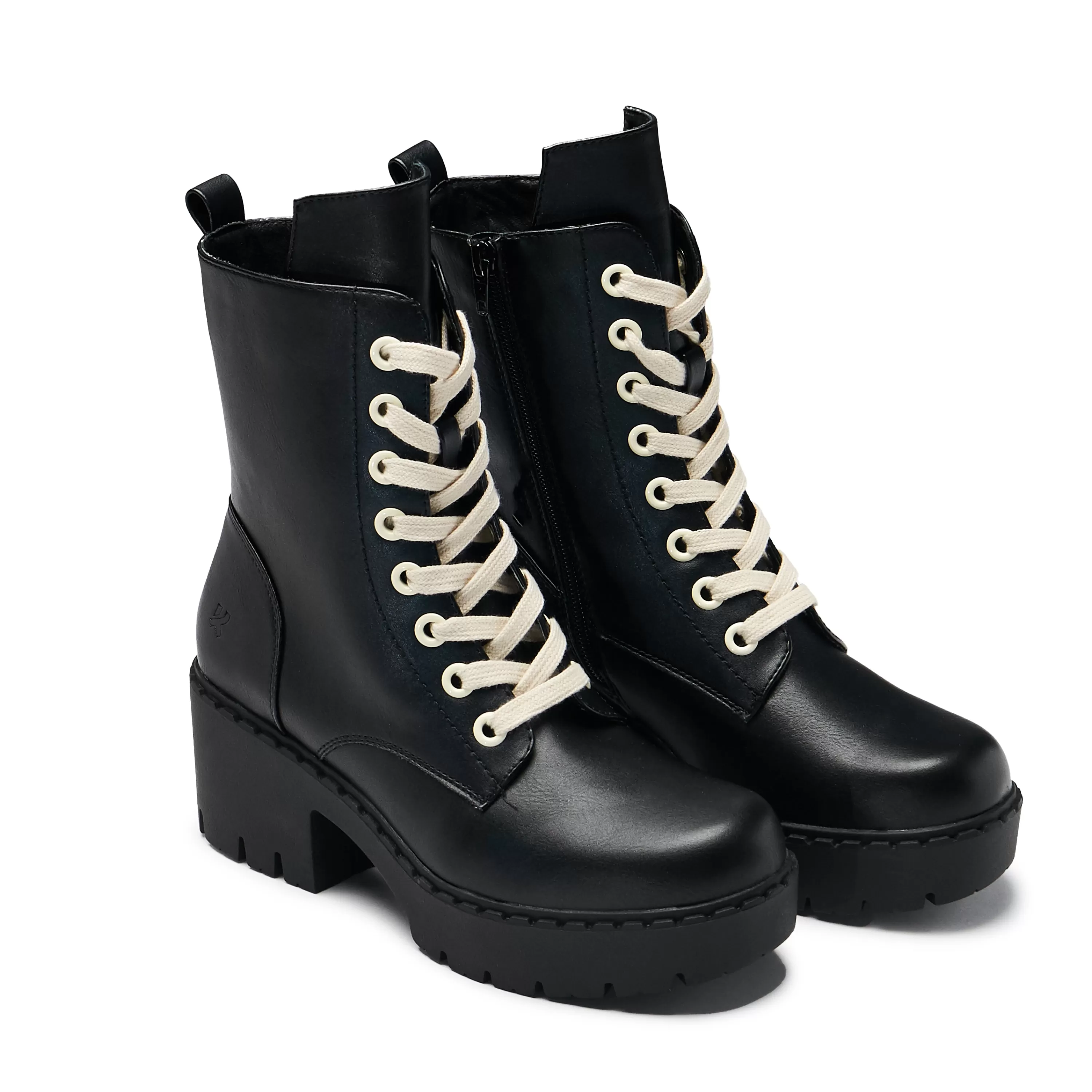 Ankle Boots | Platform Boots>KOI footwear Salvius Switch Lace Up Boots - Black