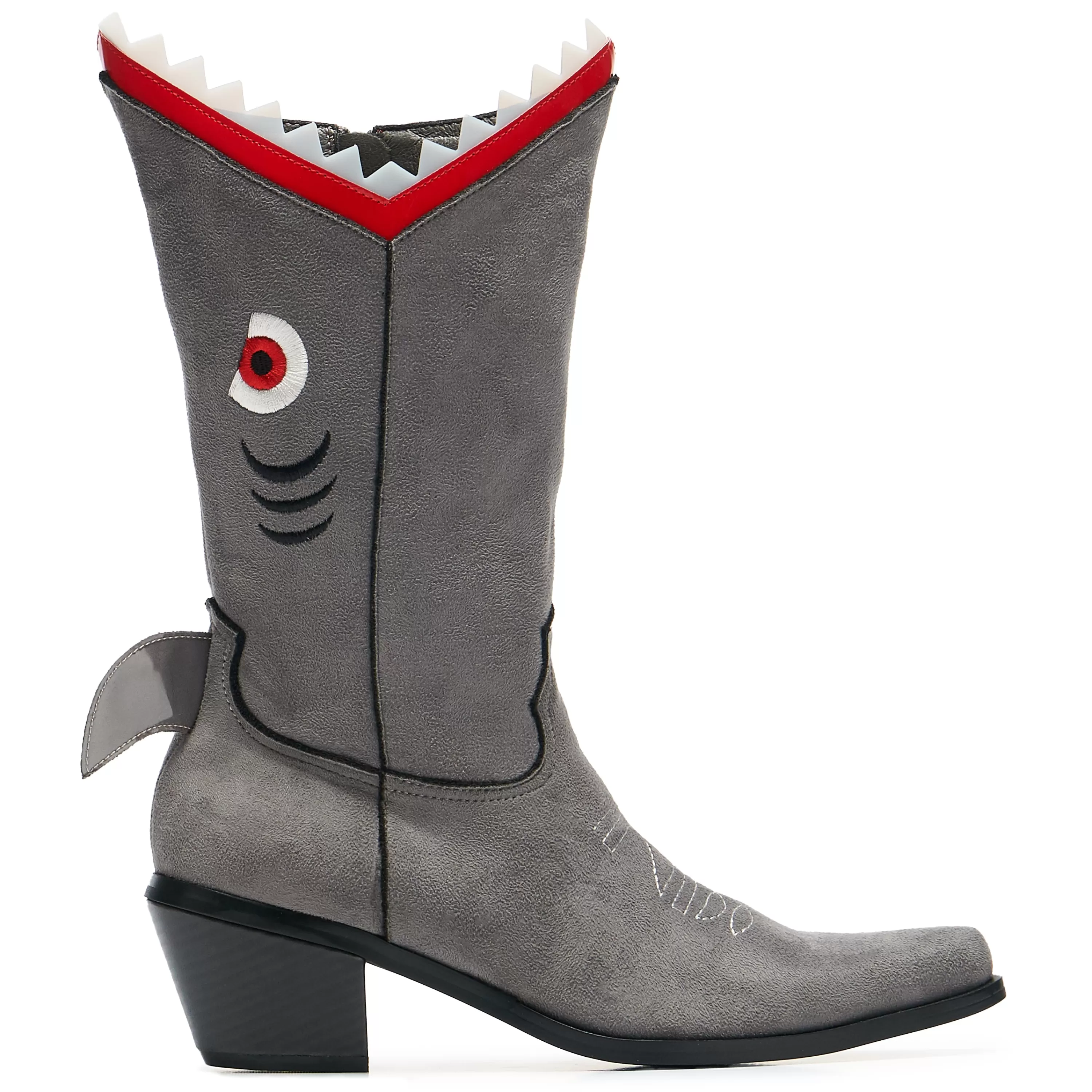 Long Boots | Platform Boots>KOI footwear Shark, doo-doo, doo-doo, doo-doo Boots Grey