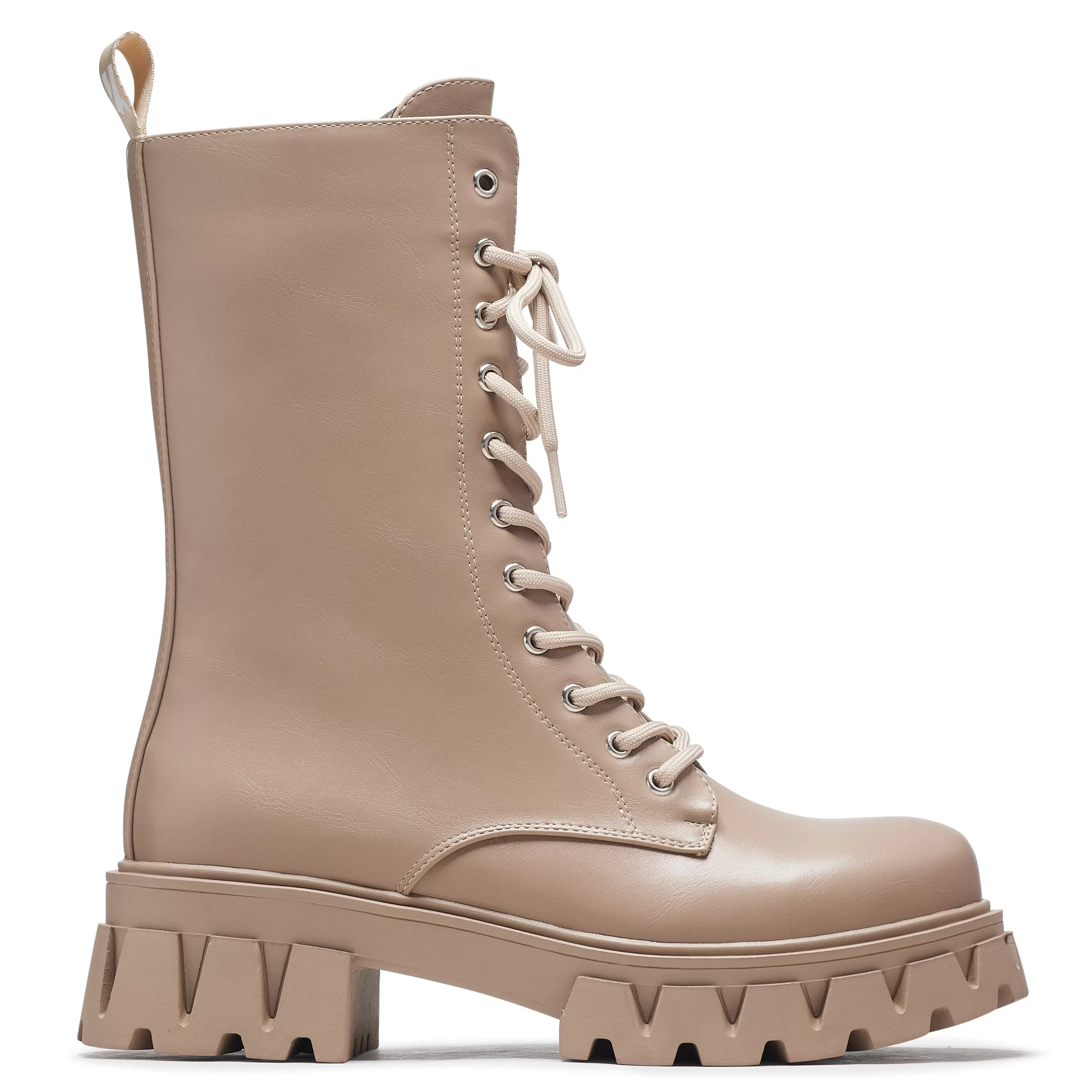 Ankle Boots>KOI footwear Siren Men's Tall Lace Up Boots - Dust Beige