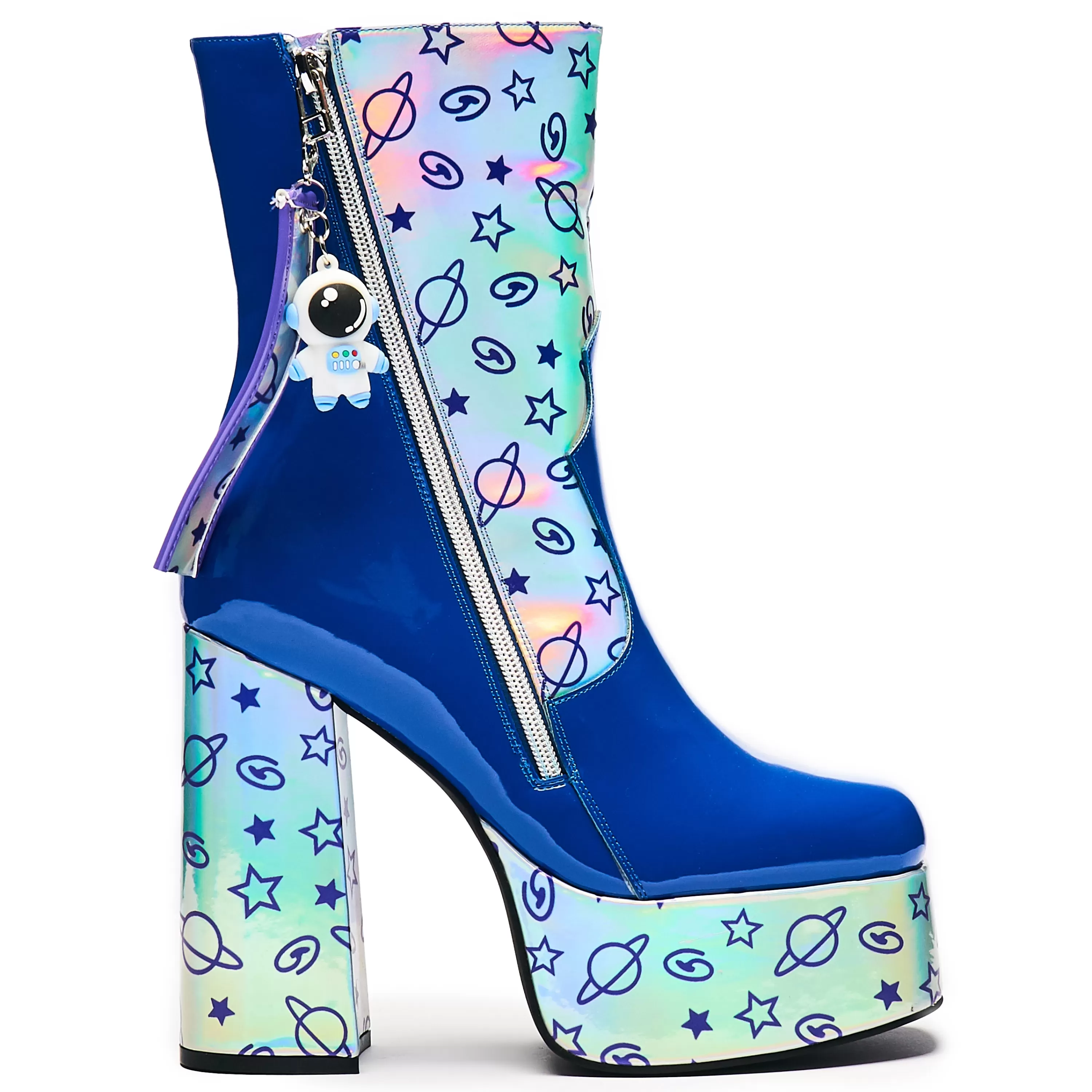 Heeled Boots | Heeled Boots>KOI footwear Spaceman Supernova Platform Heeled Boots Purple