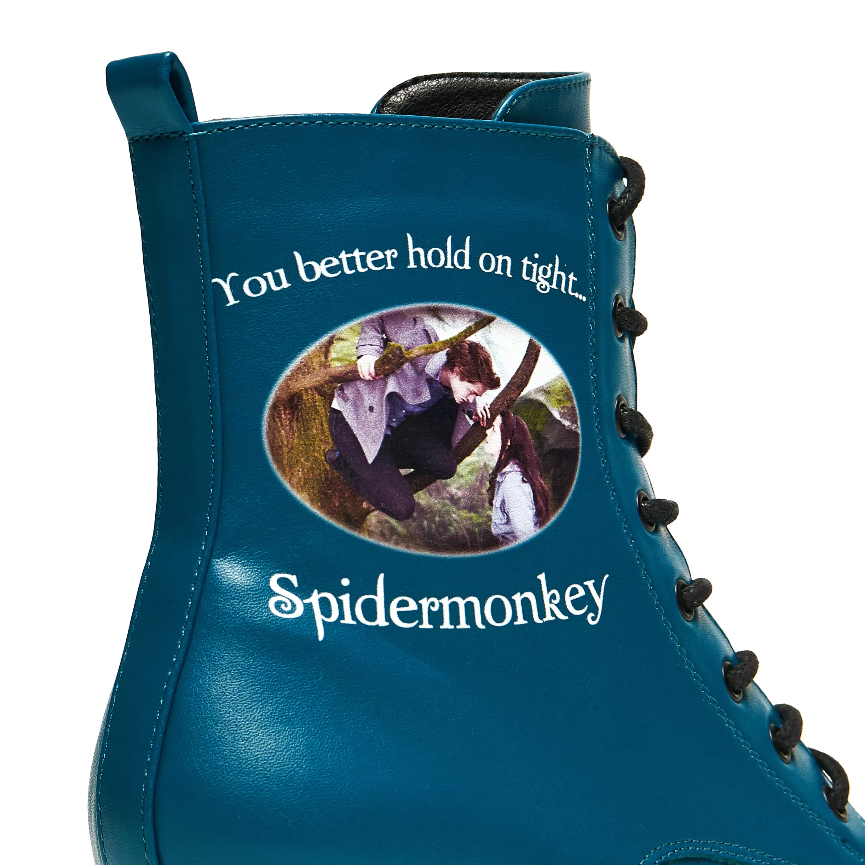 Memes | Ankle Boots>KOI footwear Spidermonkey Military Teal Boots Blue