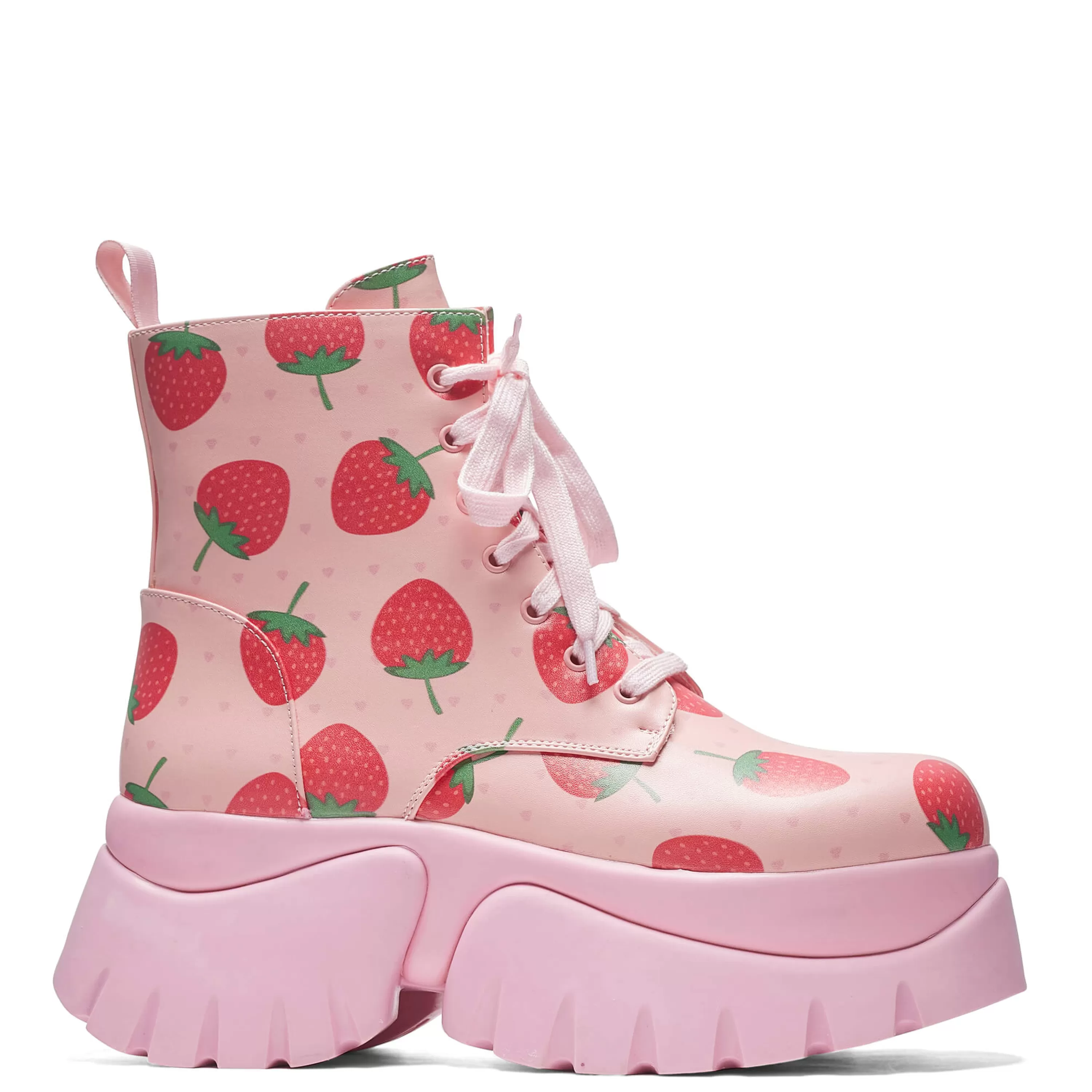 Ankle Boots | Platform Boots>KOI footwear Strawberry Spongecake 'Monster' Boots Pink