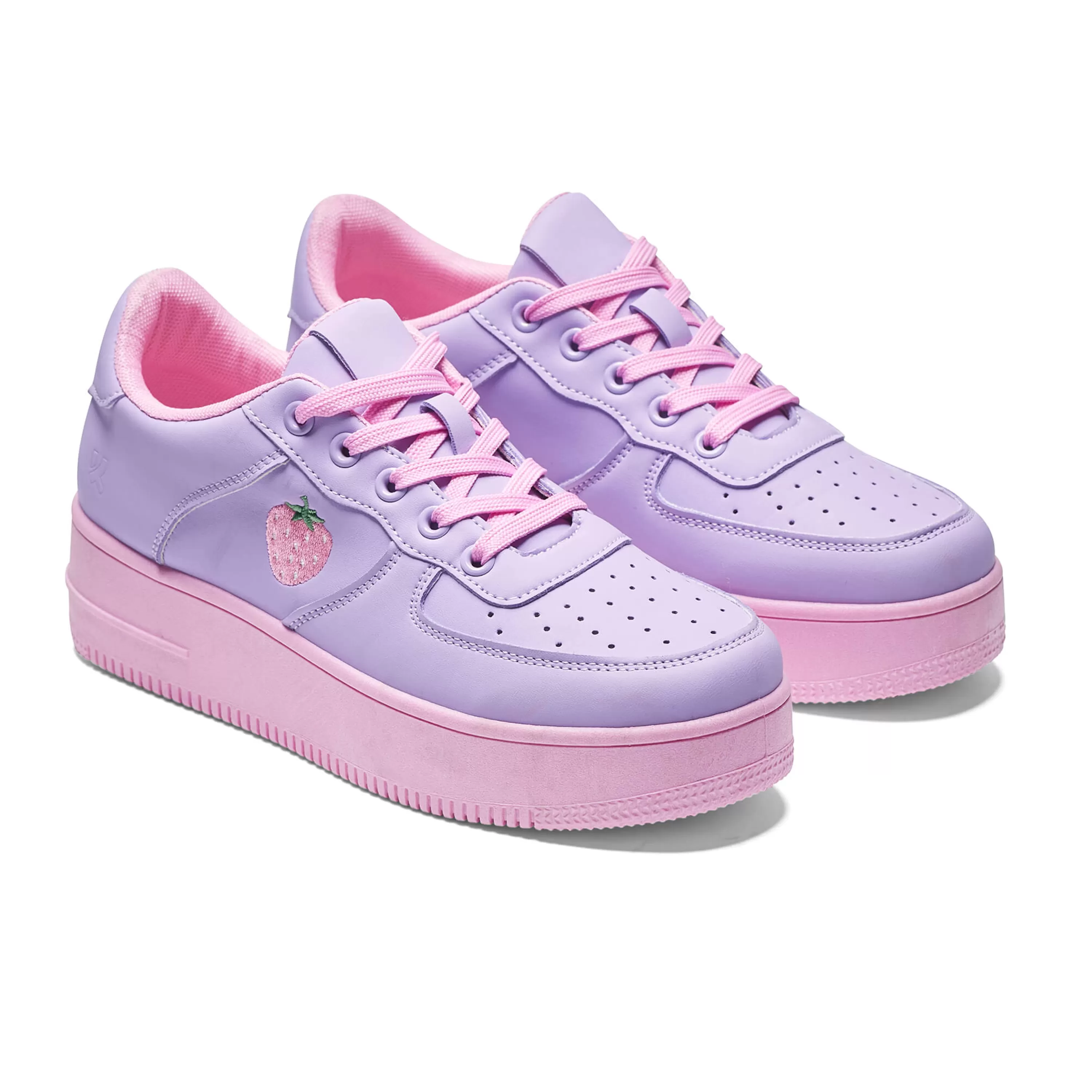 Chunky Trainers | Sport Trainers>KOI footwear Sweet Strawberry Platform Trainers Purple