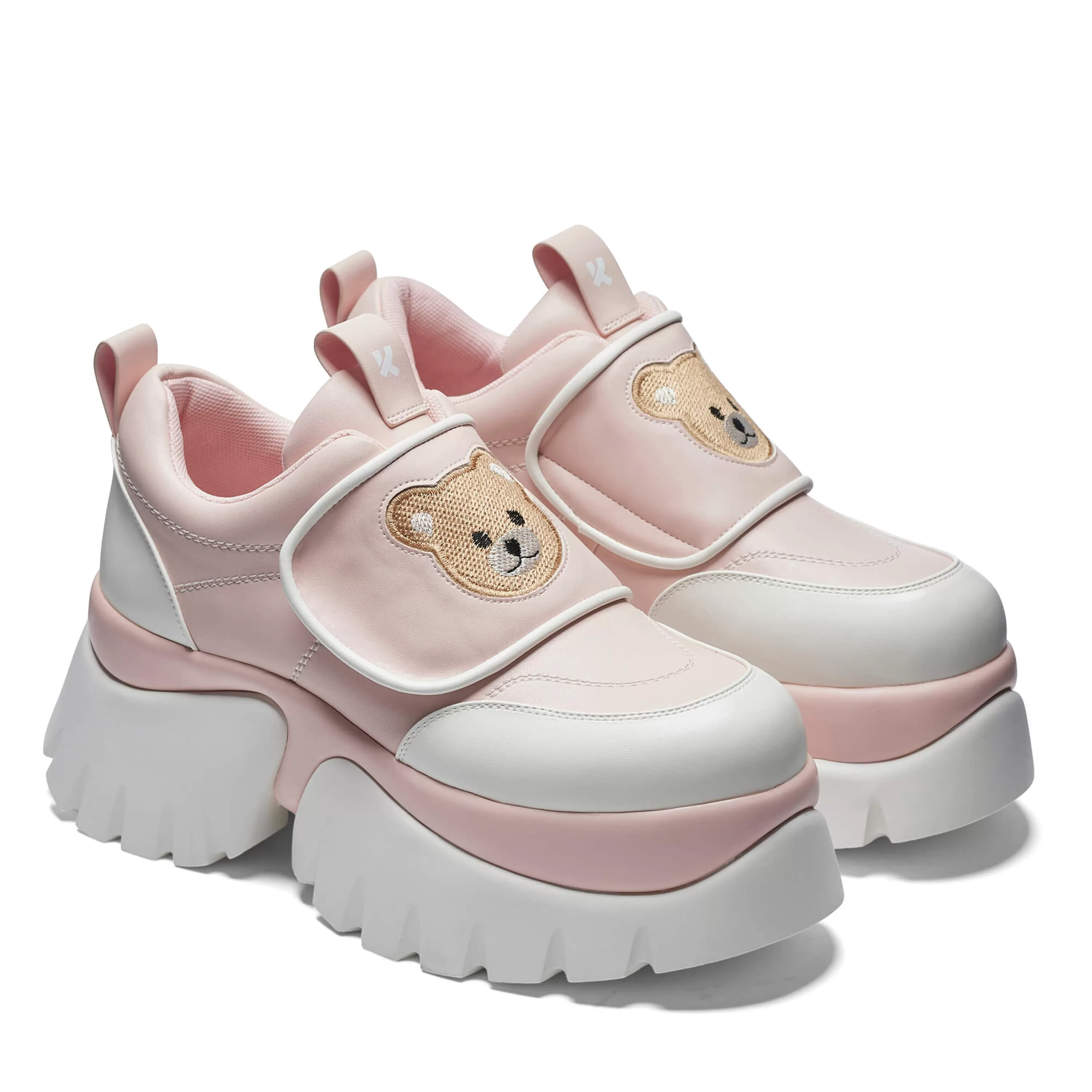 Chunky Trainers | Pink Chunky Trainers>KOI footwear Teddy Sura Vilun Platform Trainers Pink