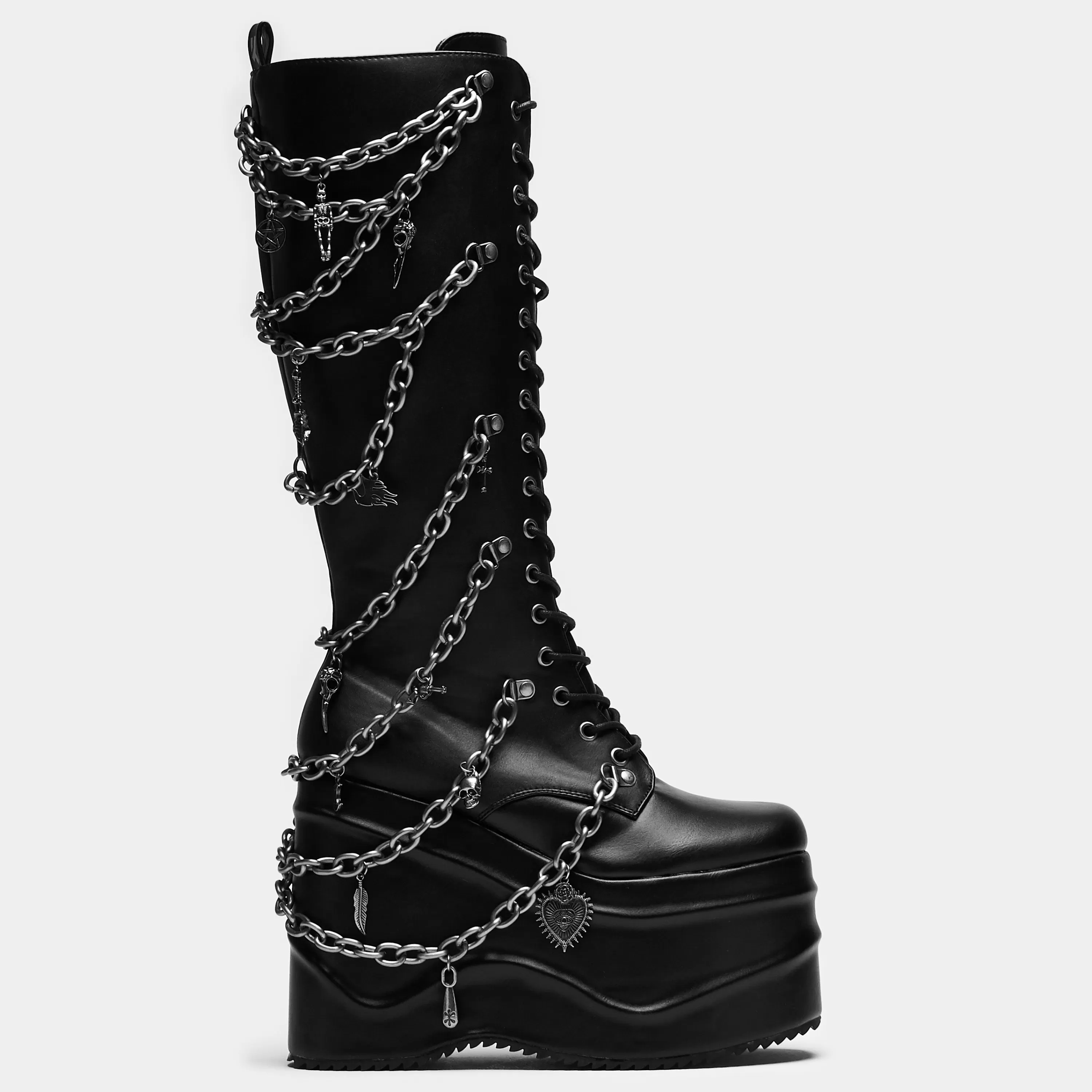 Platform Boots | Chunky Boots>KOI footwear The Amygdala Black