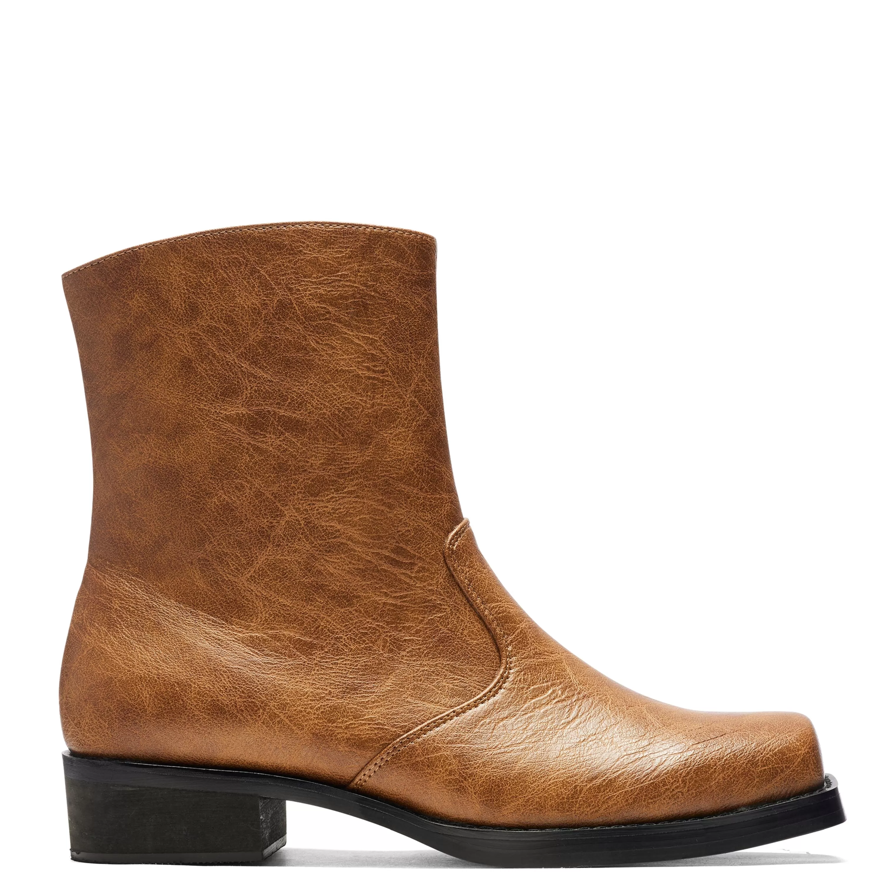 Ankle Boots | Cowboy Boots>KOI footwear The Cavalry Men's Heeled Cowboy Boots - Fade Brown