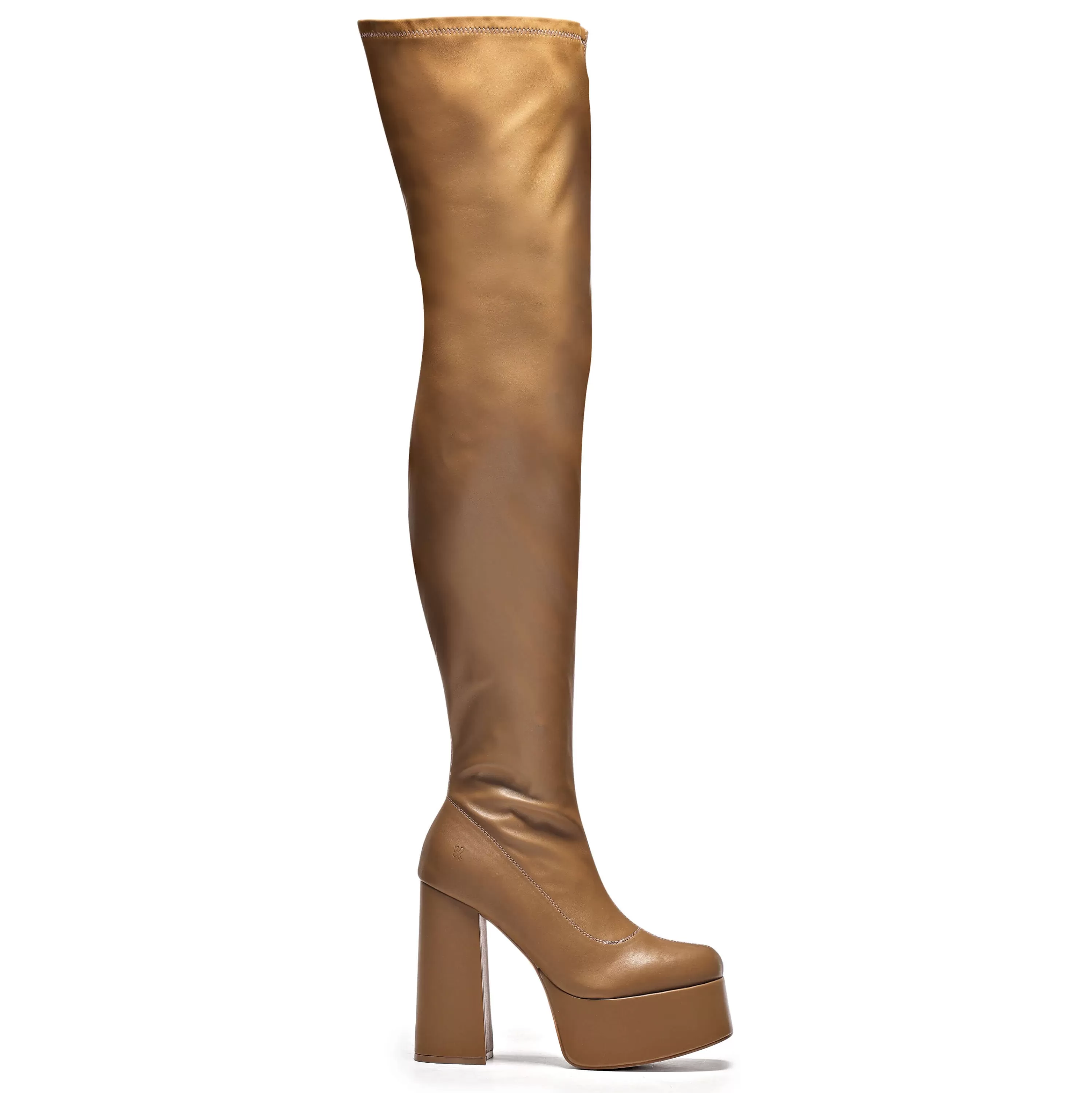 Heeled Boots | Heeled Boots>KOI footwear The Redemption Stretch Thigh High Boots - Khaki