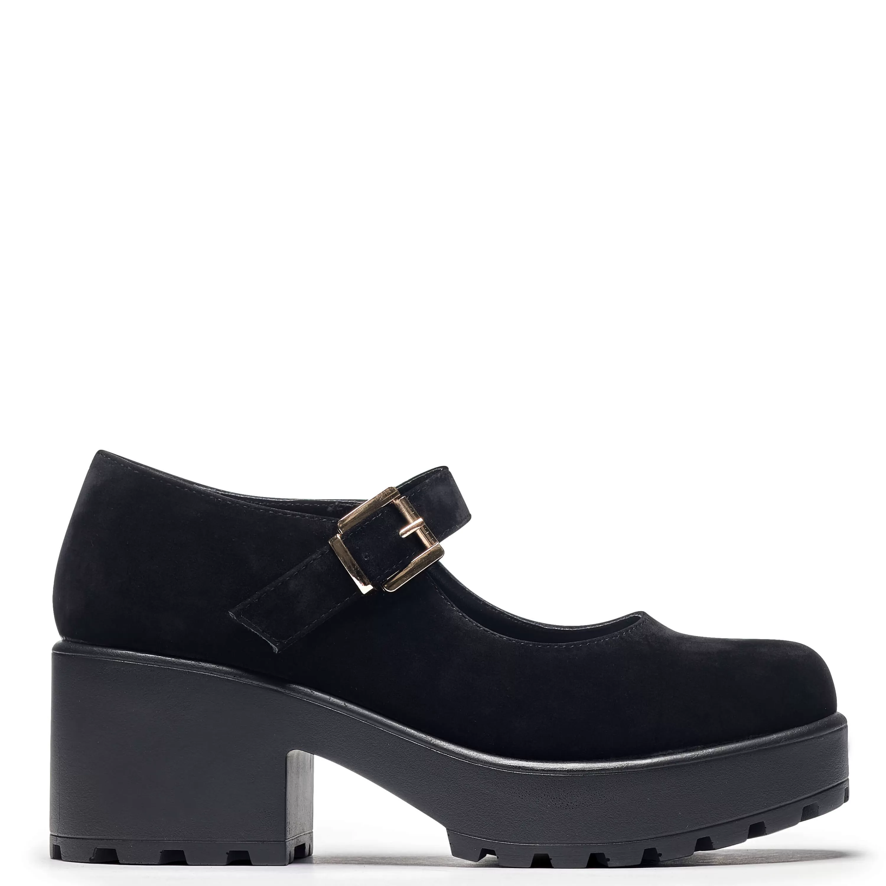 Heeled Mary Janes | Heeled Mary Janes>KOI footwear TIRA Black Mary Jane Shoes 'Suede Edition' Black Suede