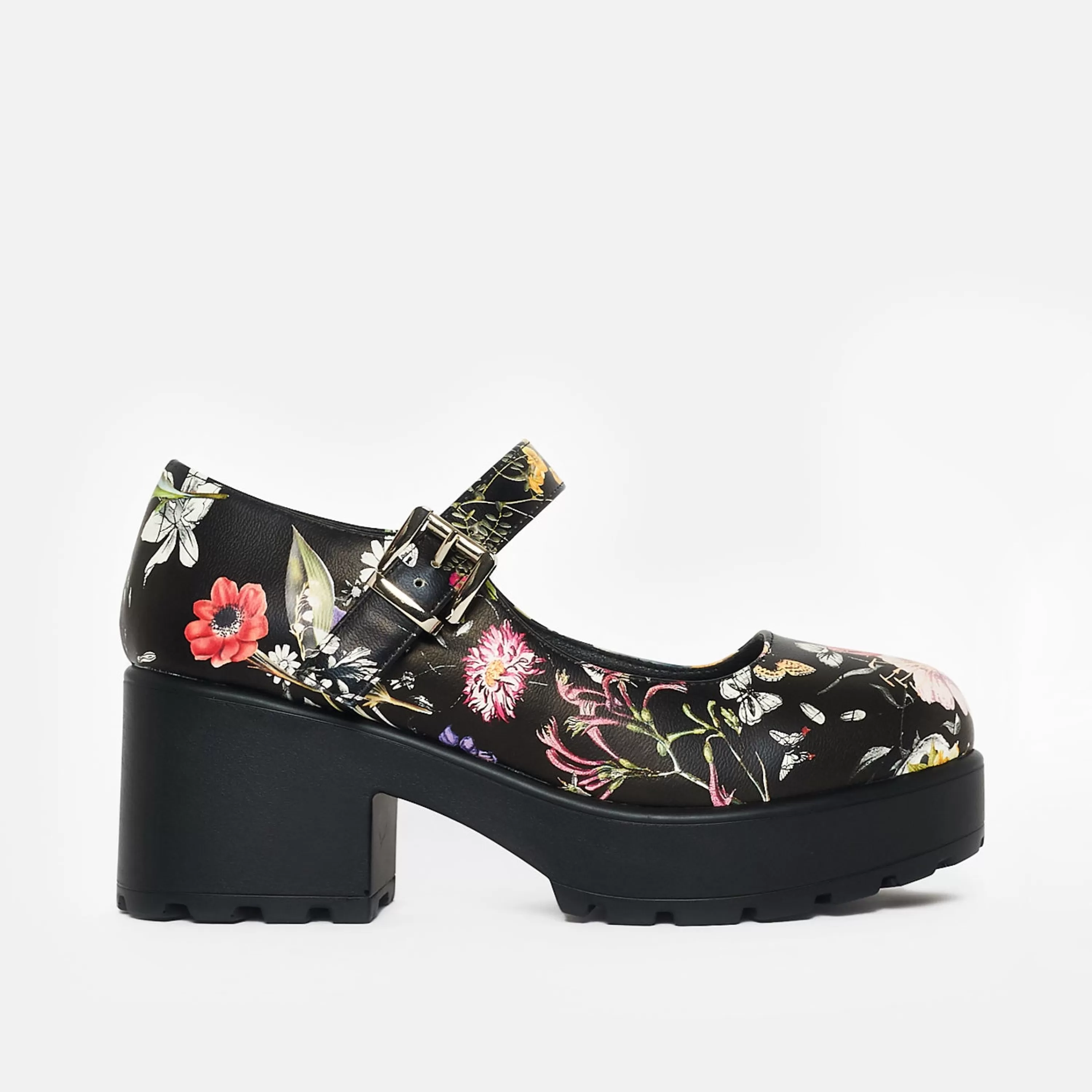 Heeled Mary Janes | Heeled Mary Janes>KOI footwear Tira Mary Jane Shoes 'Floral Edition' Black