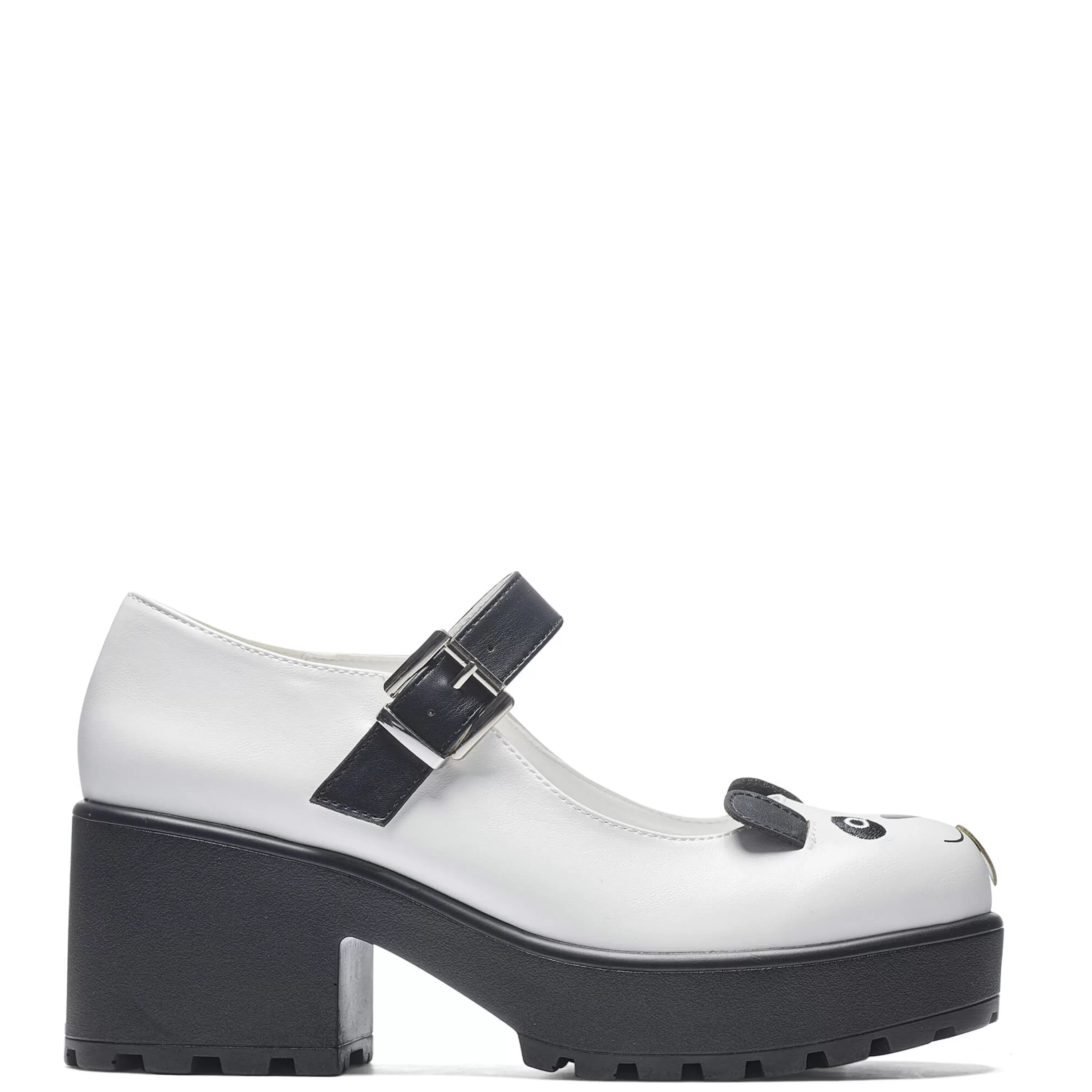 Heeled Mary Janes | Heeled Mary Janes>KOI footwear Tira Mary Jane Shoes 'Pondering Panda Edition' White