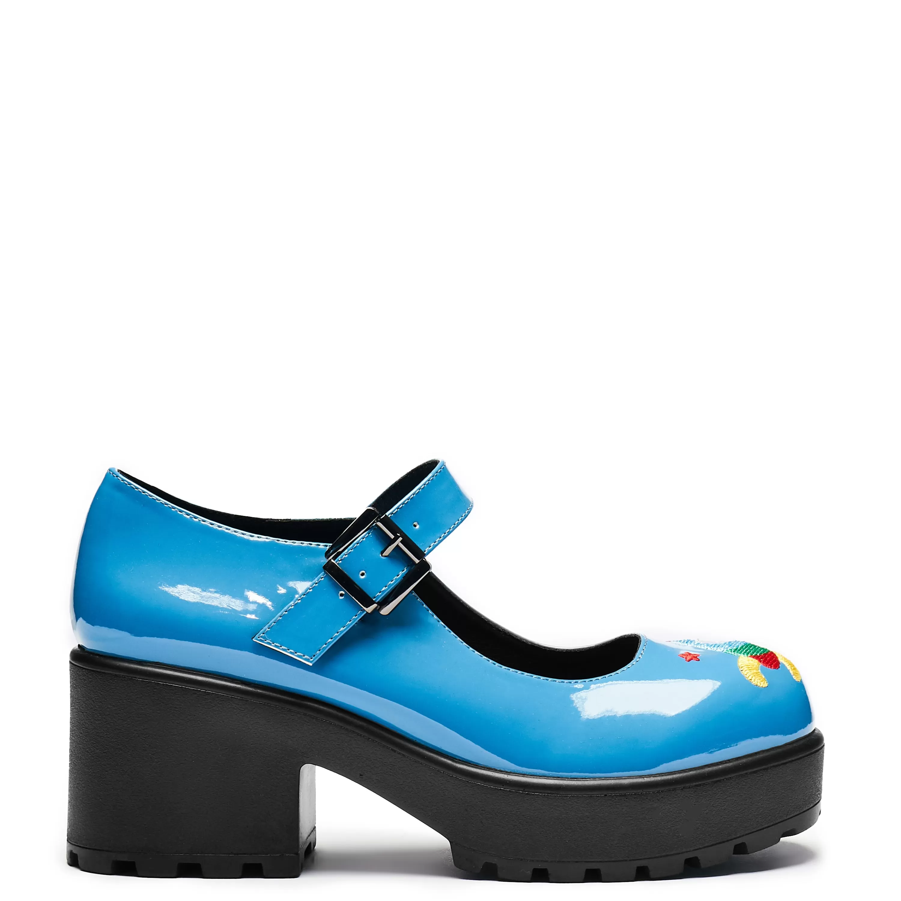 Printed Mary Janes>KOI footwear Tira Mary Janes ' Space Mission Edition' Blue