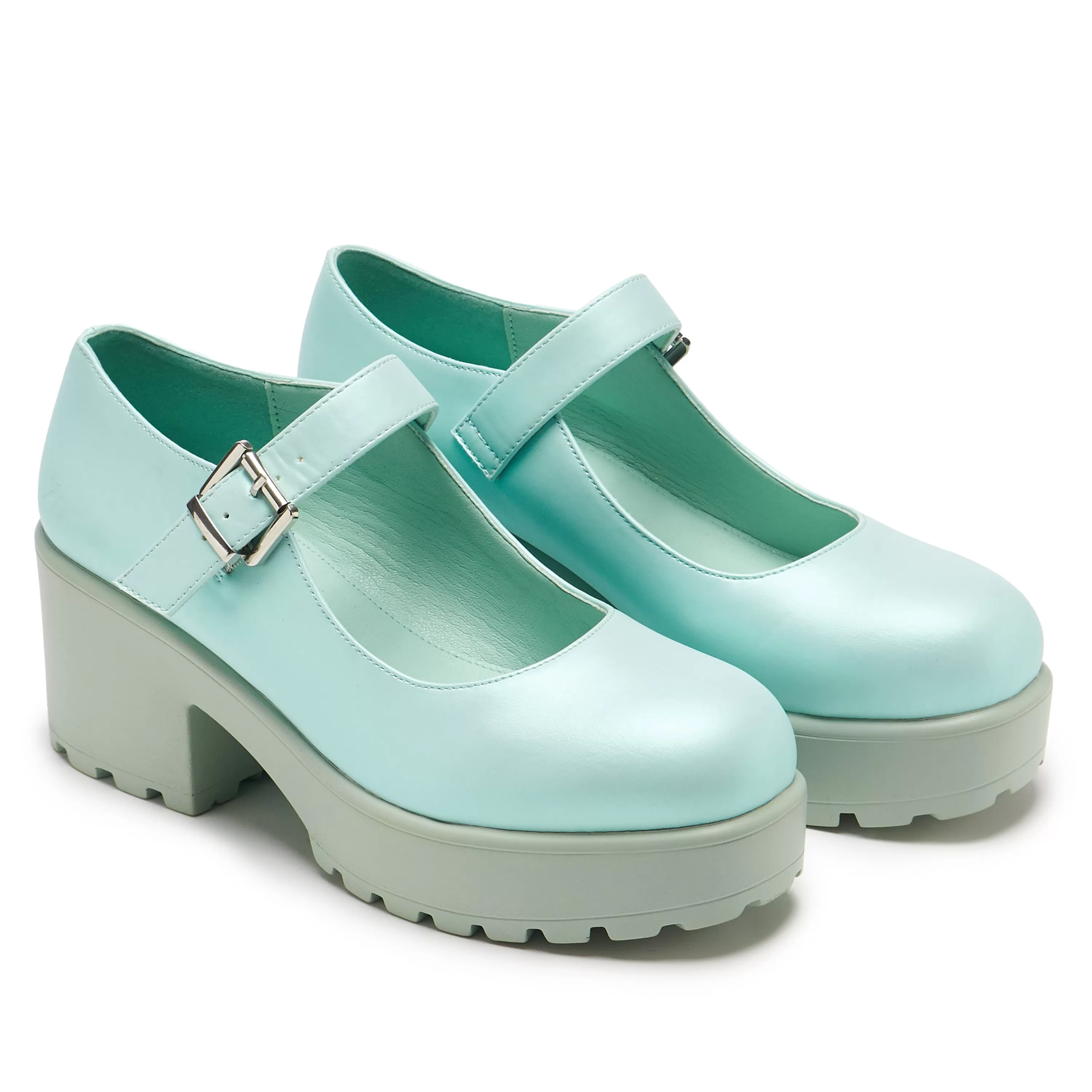 Colourful Mary Janes>KOI footwear Tira Pearl Mary Janes 'Sky Jewel Edition' Blue